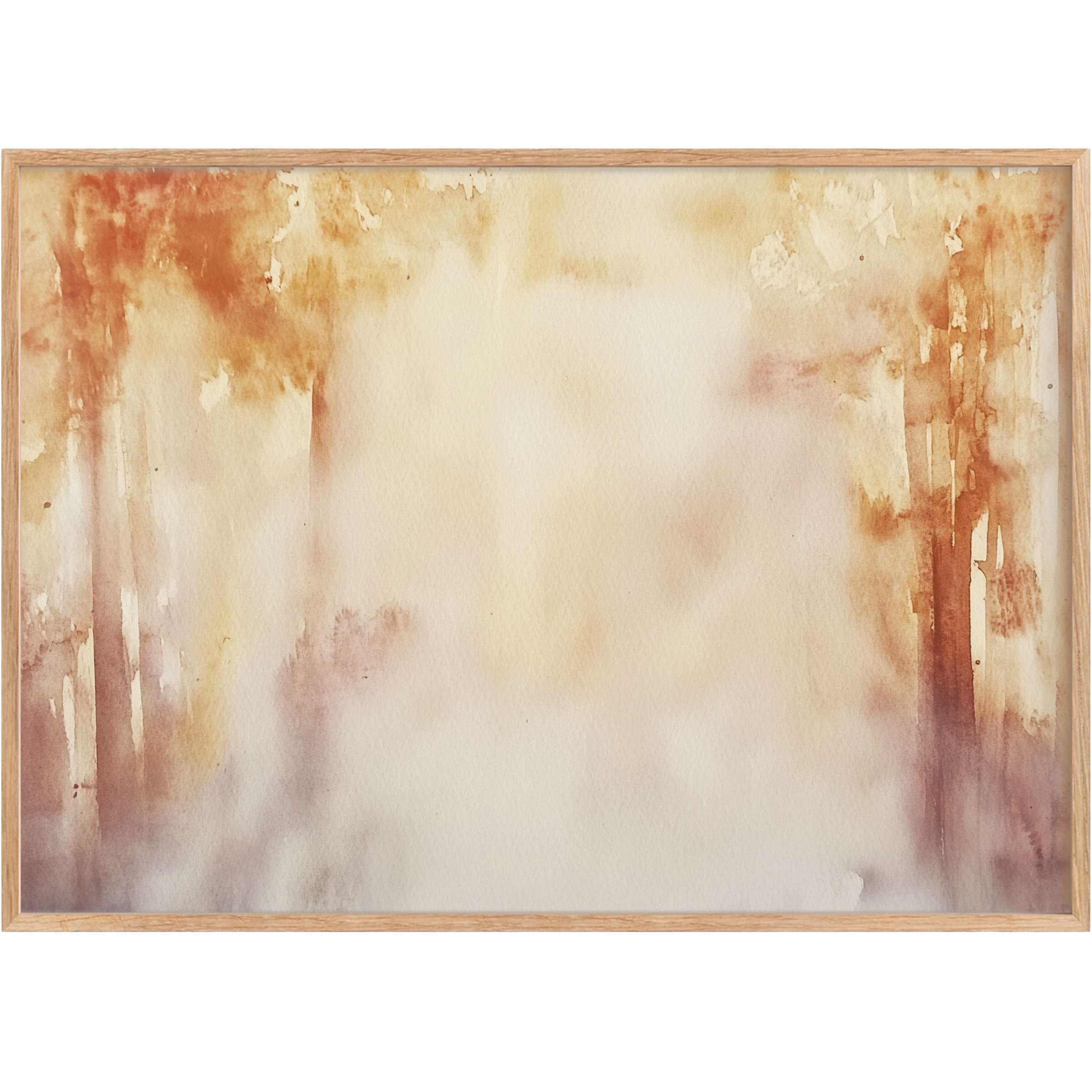 Evoke serene autumnal warmth with fall printable wall art in soft amber and muted ochre, transforming spaces with gentle, radiant comfort