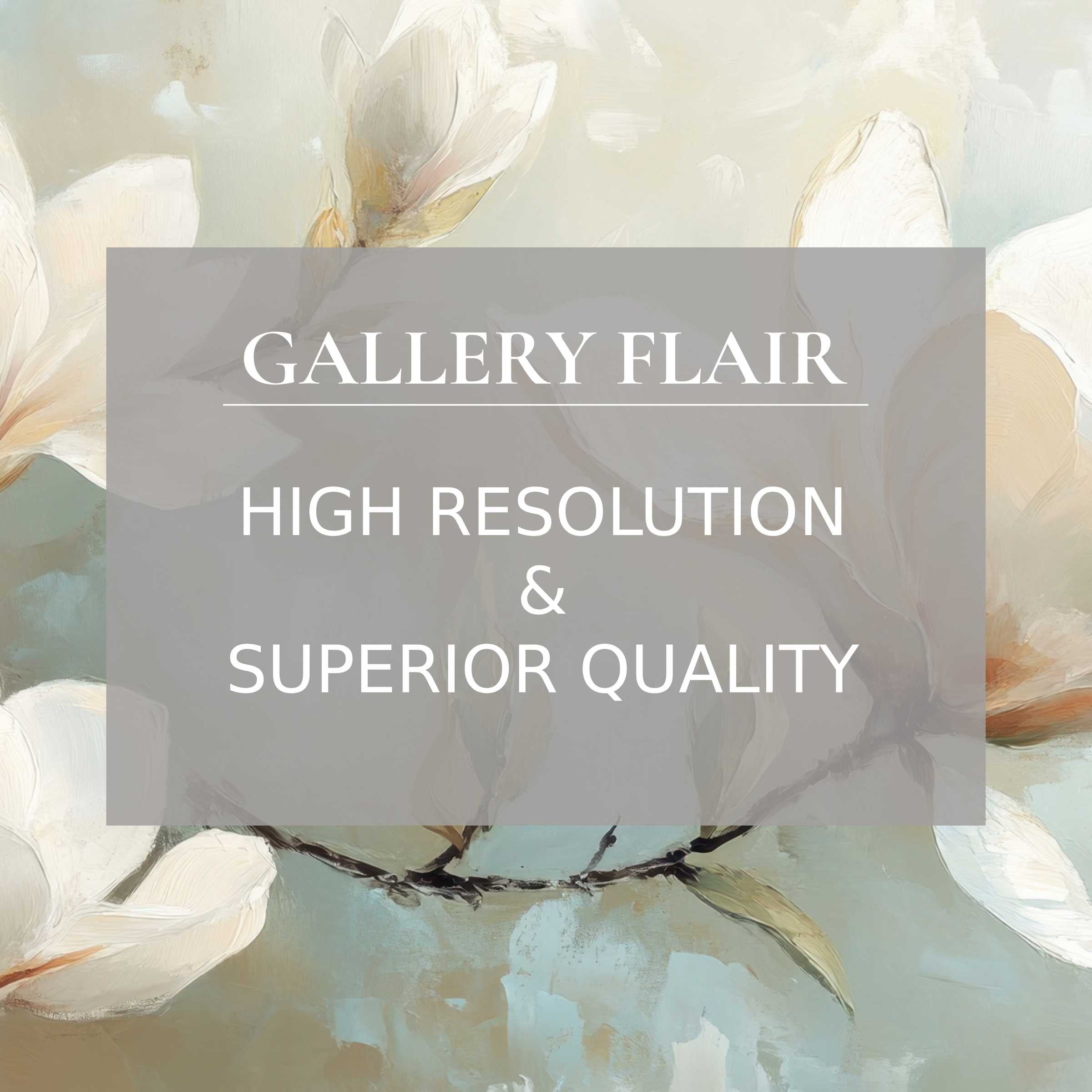 Calming tree printable art with delicate magnolia blossoms in soft tones, enhancing modern interiors with refined, gallery-quality detail