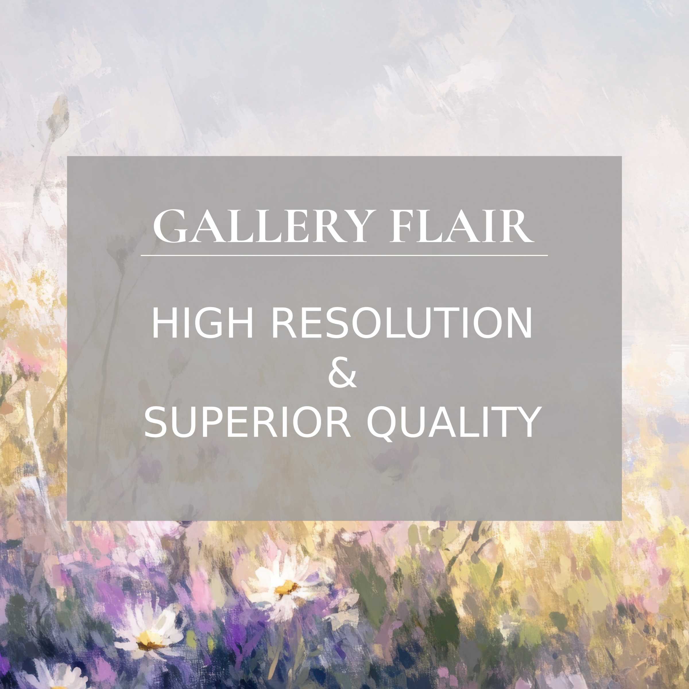 Elegant impressionist floral art with refined brushstrokes and crisp detail in a coastal Frame TV picture