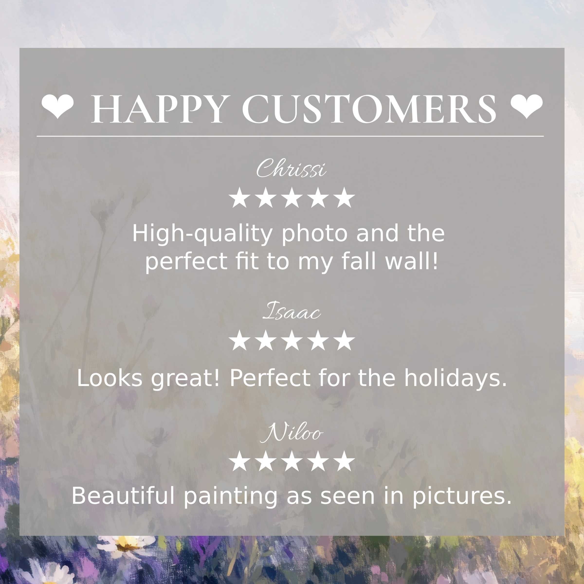 Positive reviews highlight elegant coastal art for Frame TV with abstract pastel tones, inspiring trust and happy customer praise