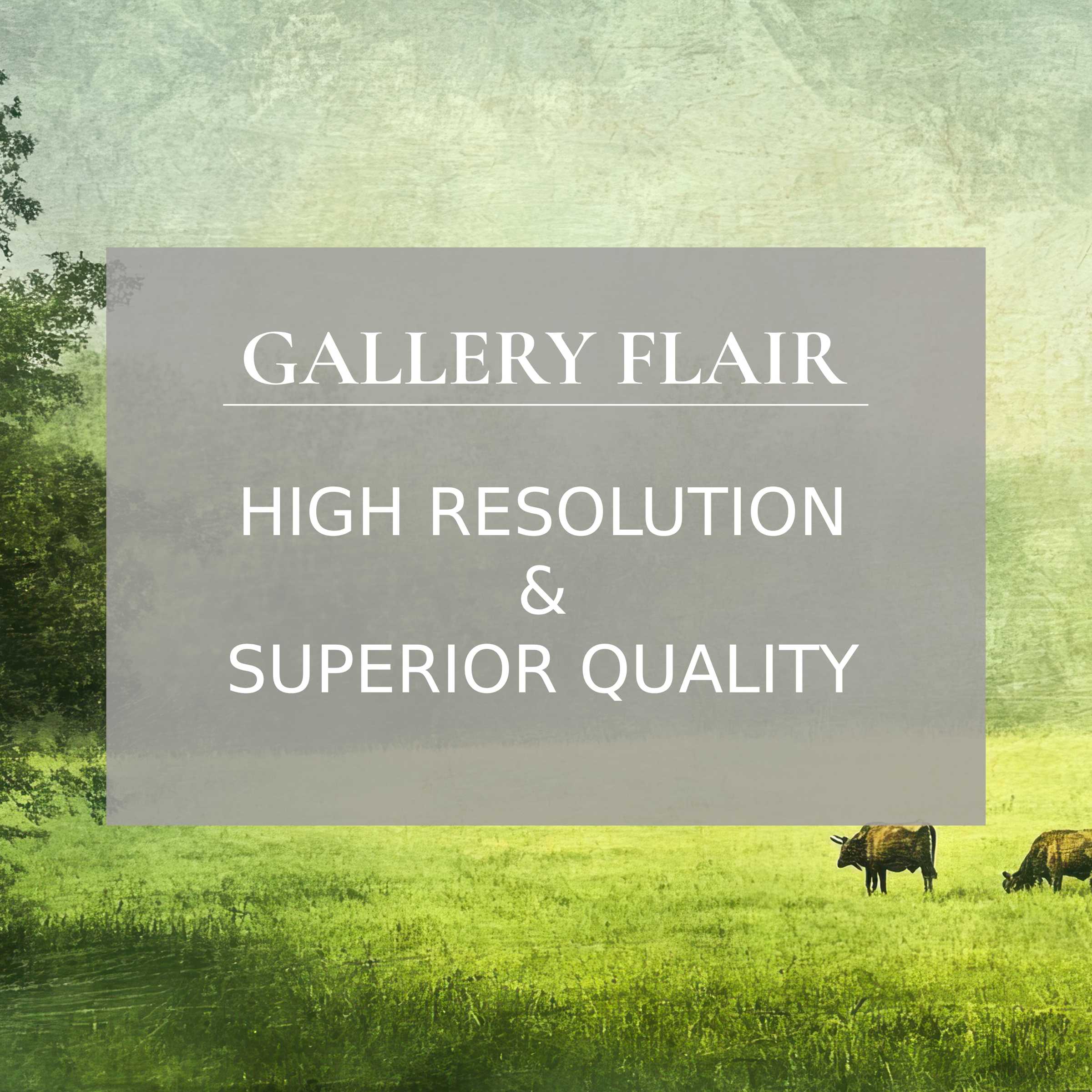 Elegant farmhouse Frame TV picture with refined detail, crisp resolution, and serene pastoral clarity for upscale decor