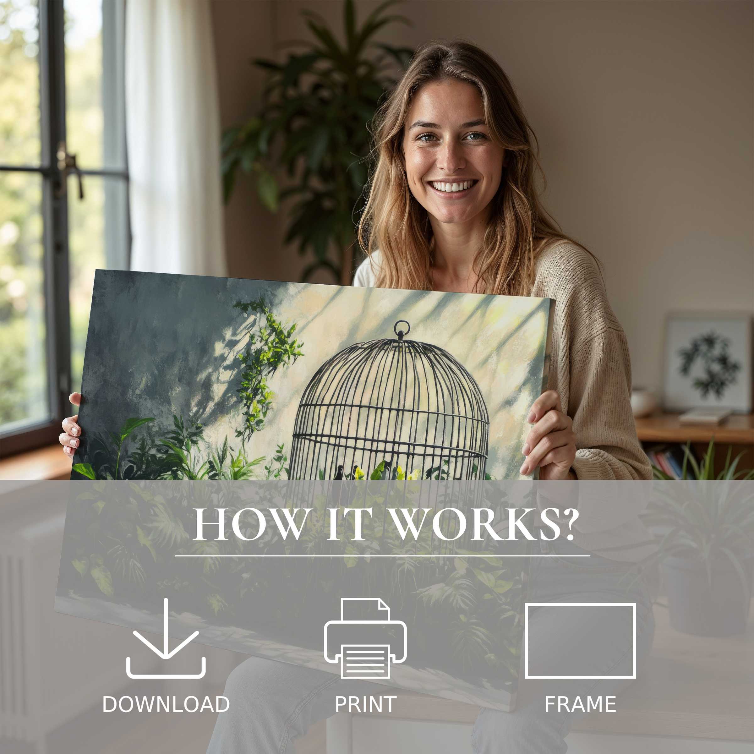Bright moments of connection and joy with street art digital art print in a stylish home, blending ease and elegance