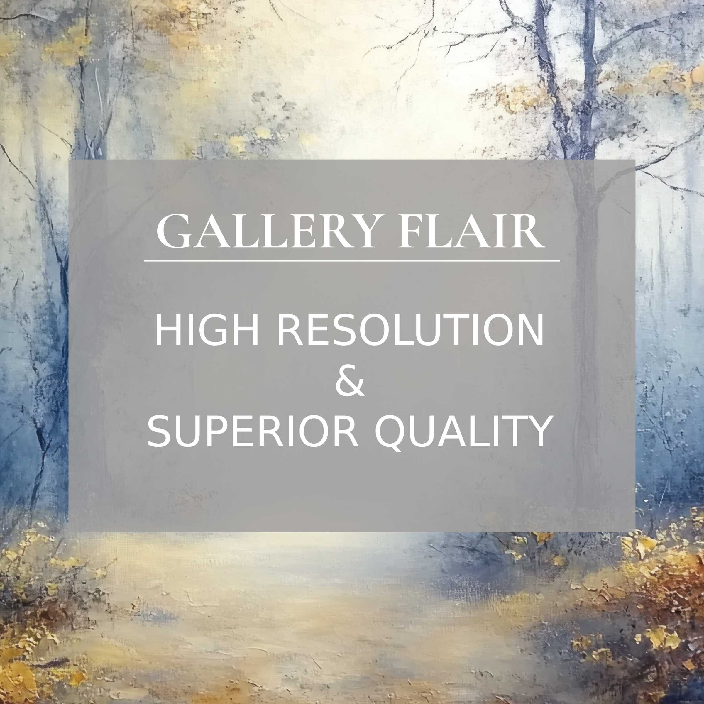 Elegant impressionist landscape with rich textures and subtle tones in a high-res landscape Frame TV picture