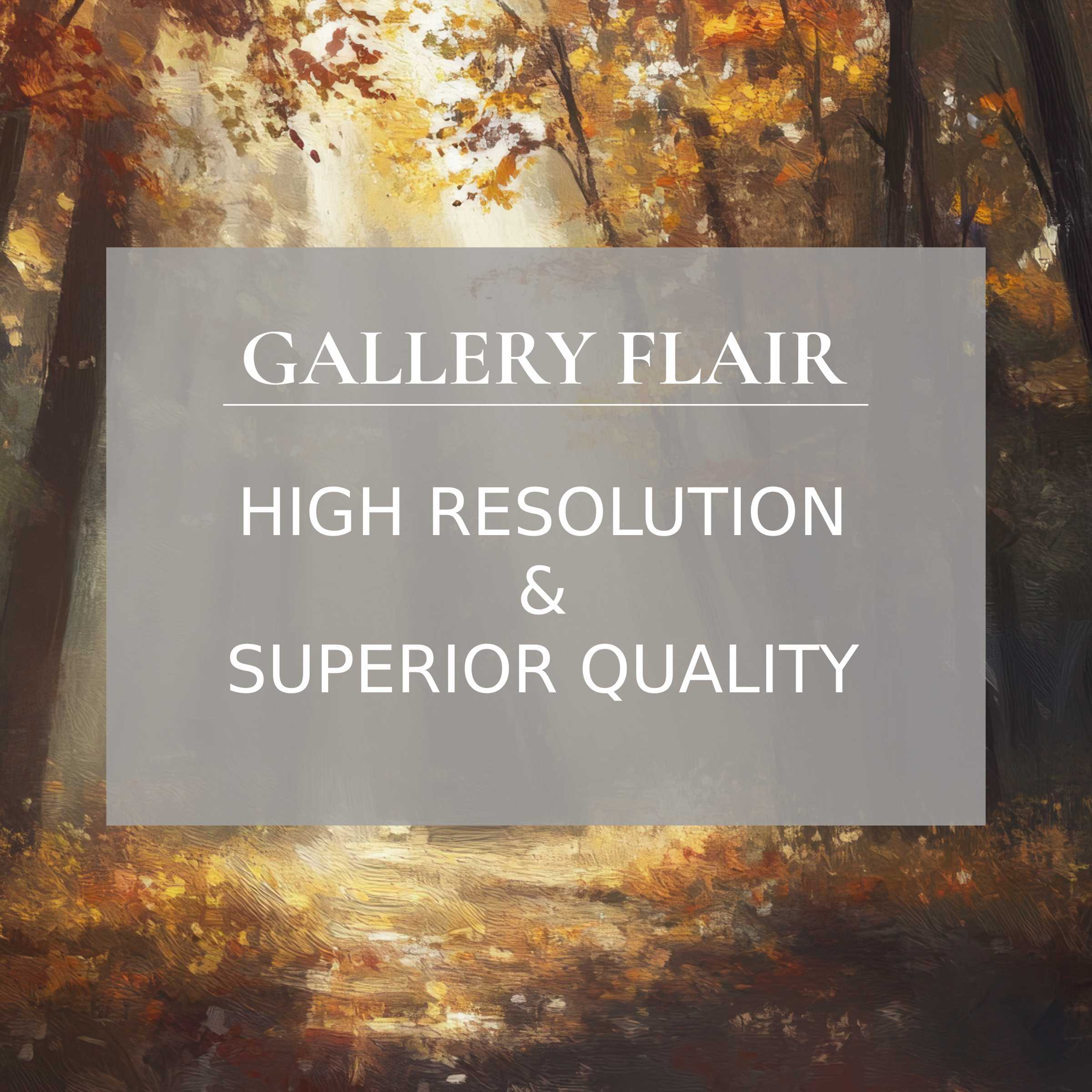Elegant, high-resolution fall Frame TV picture showcasing vivid autumn hues with refined brushstroke clarity and visual depth
