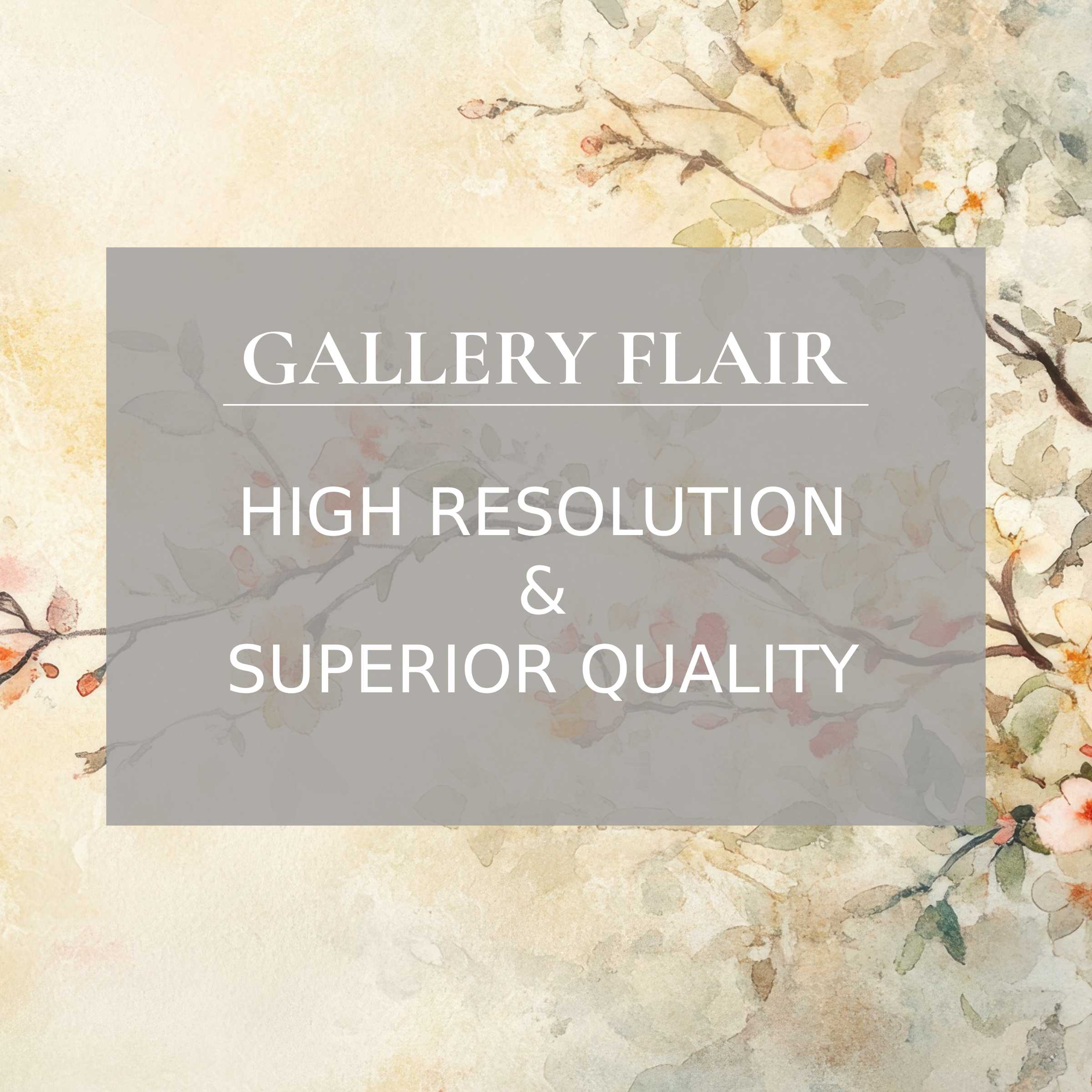 Elegant watercolor floral Frame TV picture with soft hues, high resolution, and refined visual clarity for modern decor