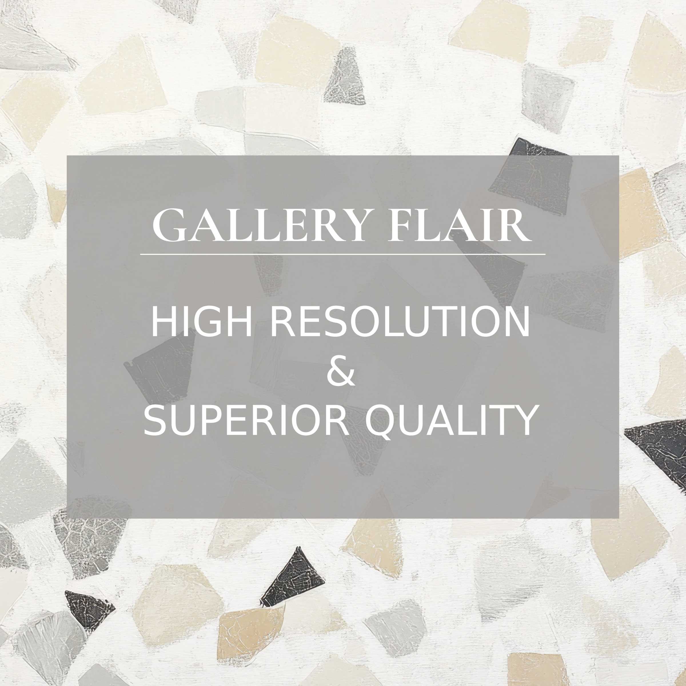 Neutral printable art with muted beige, grey, and black tones offering a calming, textured mosaic to elevate modern interiors