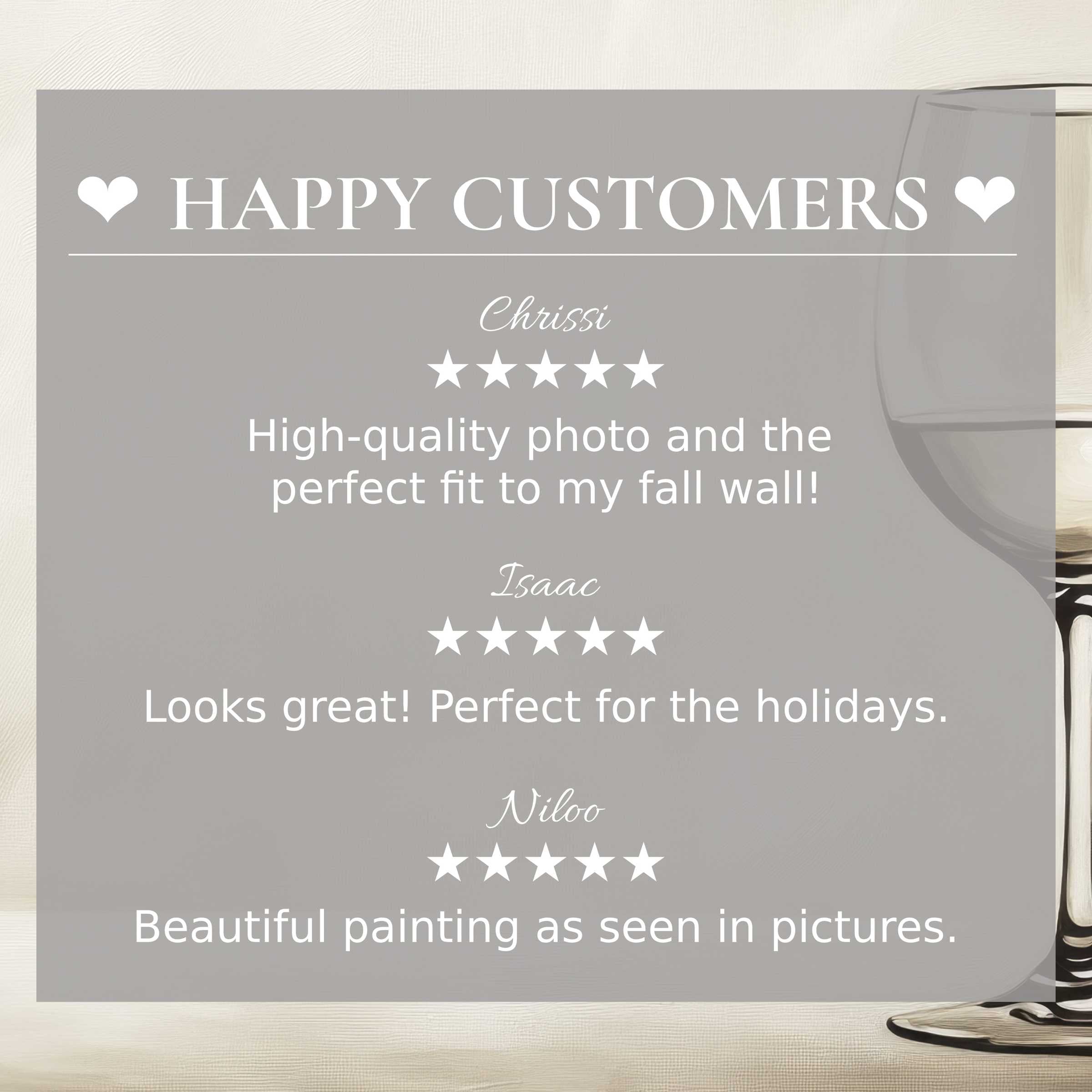 Minimalist art for Frame TV with warm abstract hues and happy customer reviews building trust and elegance