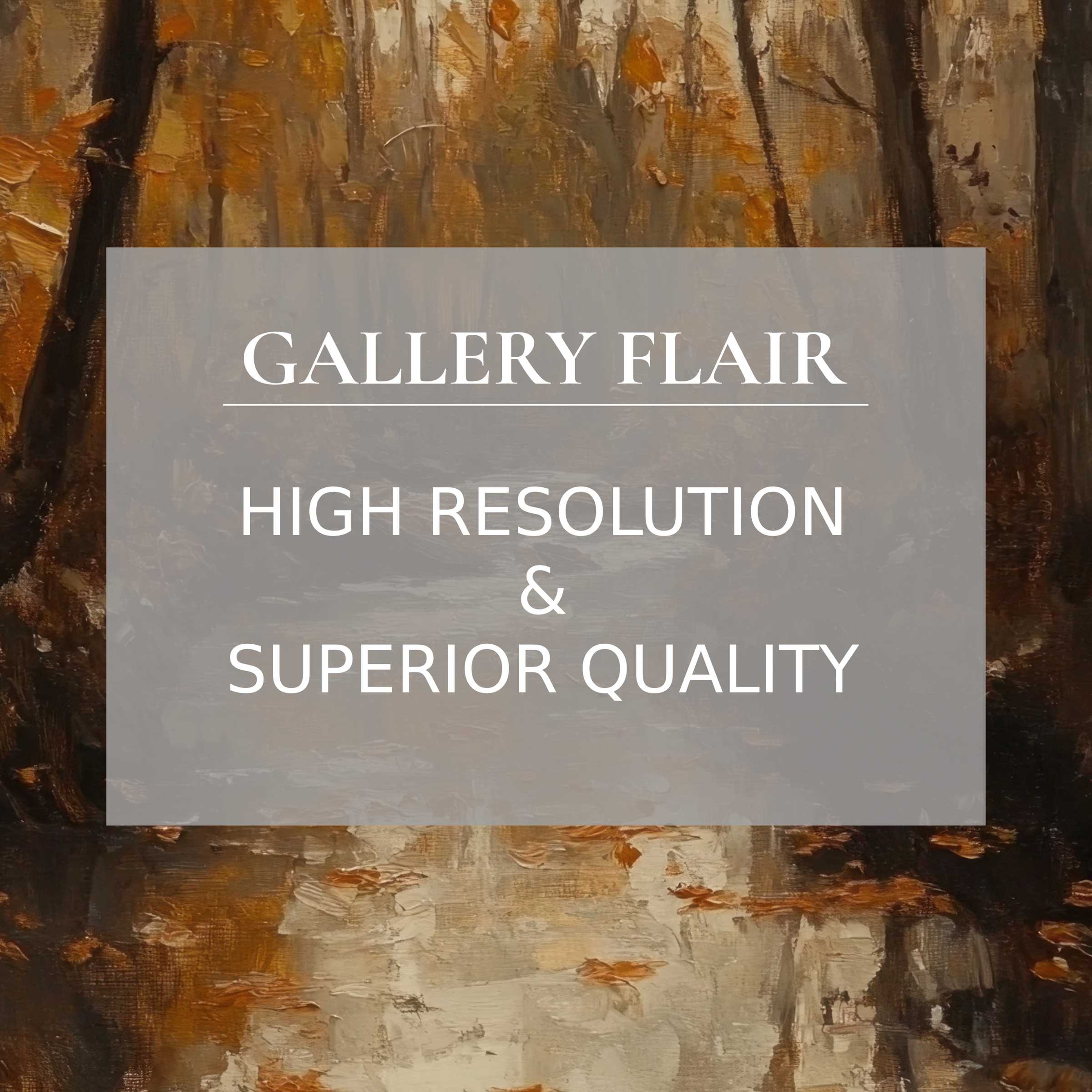 Elegant oil-painting style fall Frame TV picture with rich texture, warm tones, and refined visual clarity for upscale decor