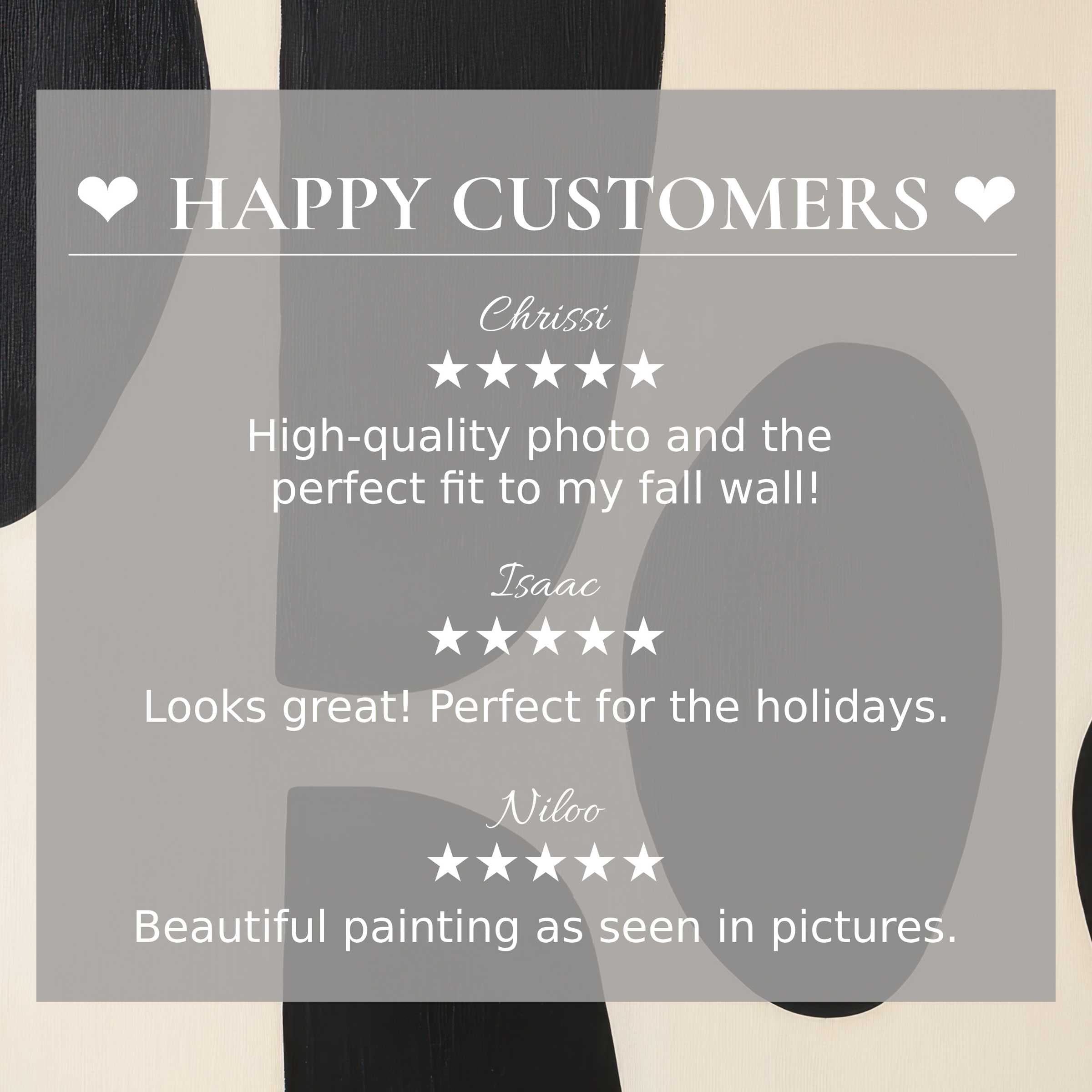 Elegant abstract art for Frame TV in muted tones with happy customer reviews building trust and style appeal