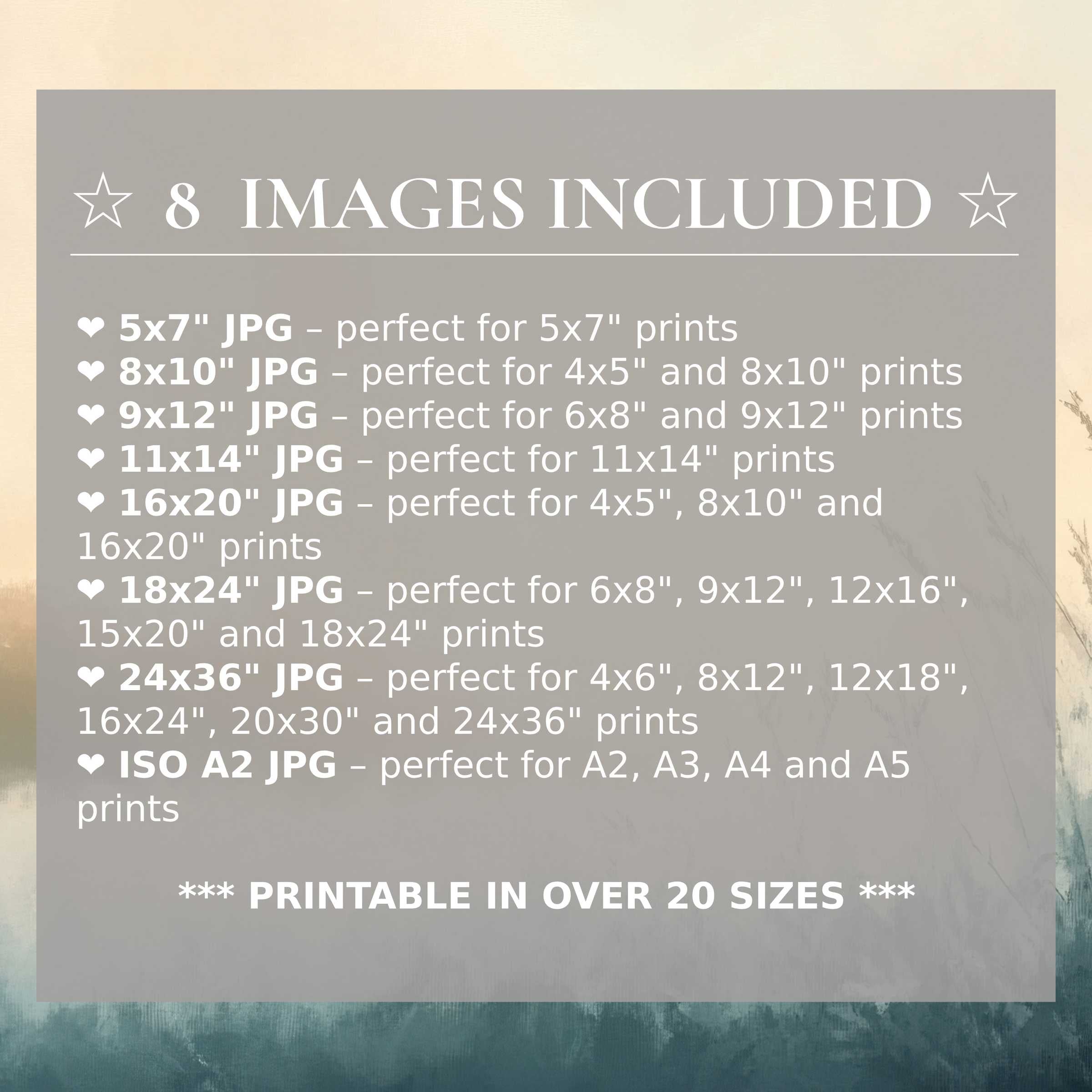 Winter digital print in serene blues and soft neutrals, delivering radiant calm and versatile elegance in 8 high-quality sizes