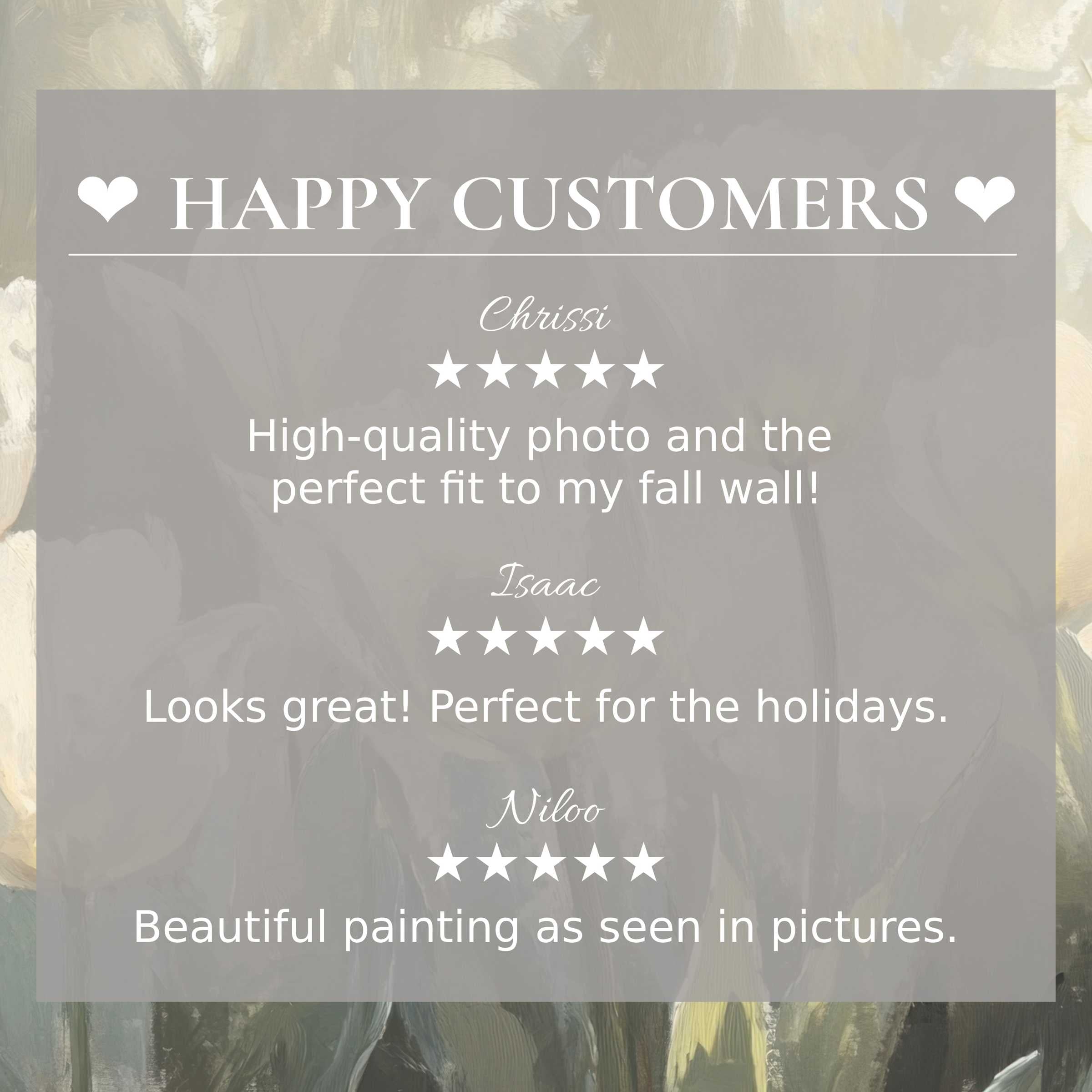 Elegant spring art for Frame TV with abstract floral tones; happy customer reviews build trust and highlight refined style