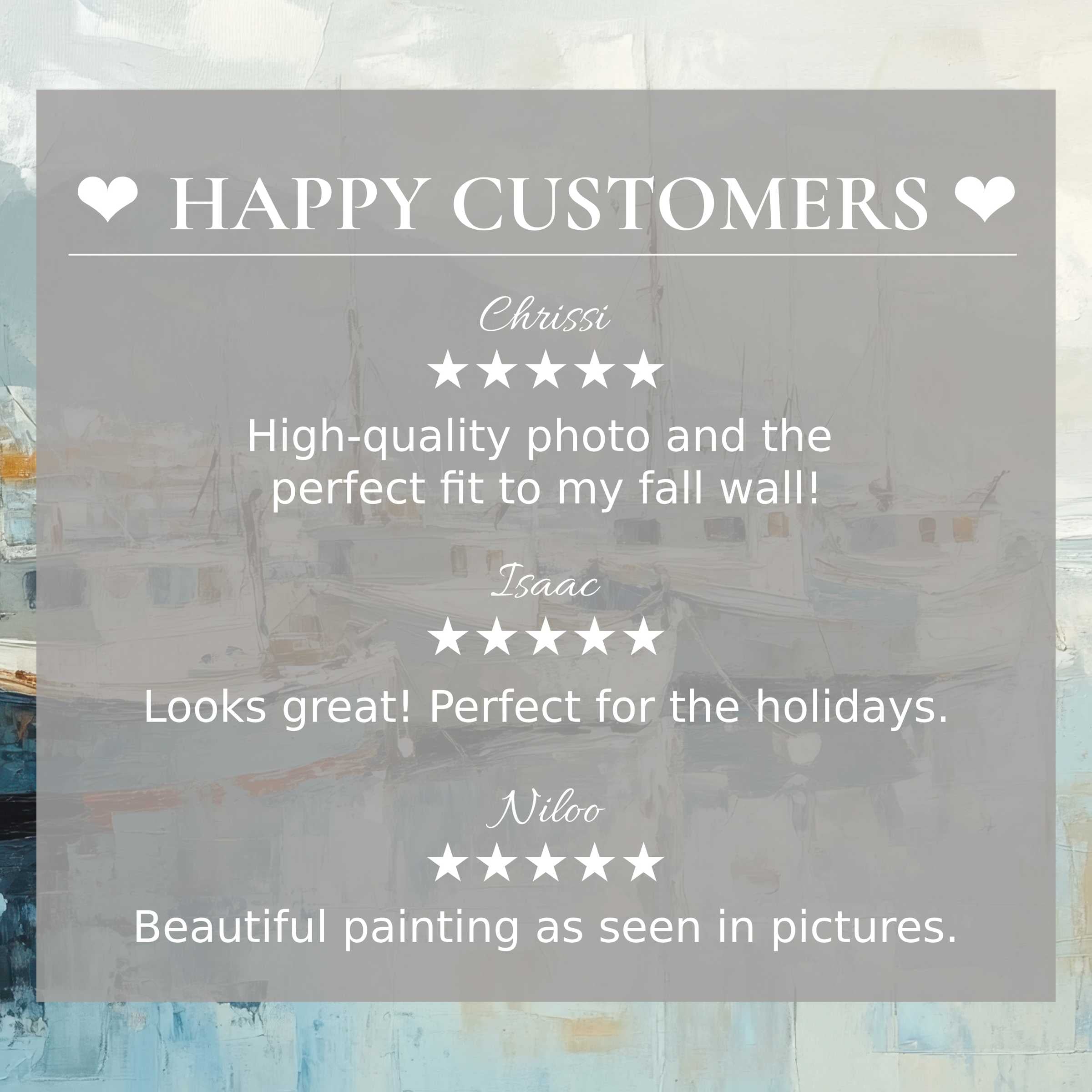 Beach art for Frame TV with serene abstract coastal hues, trusted by happy customers via elegant review display