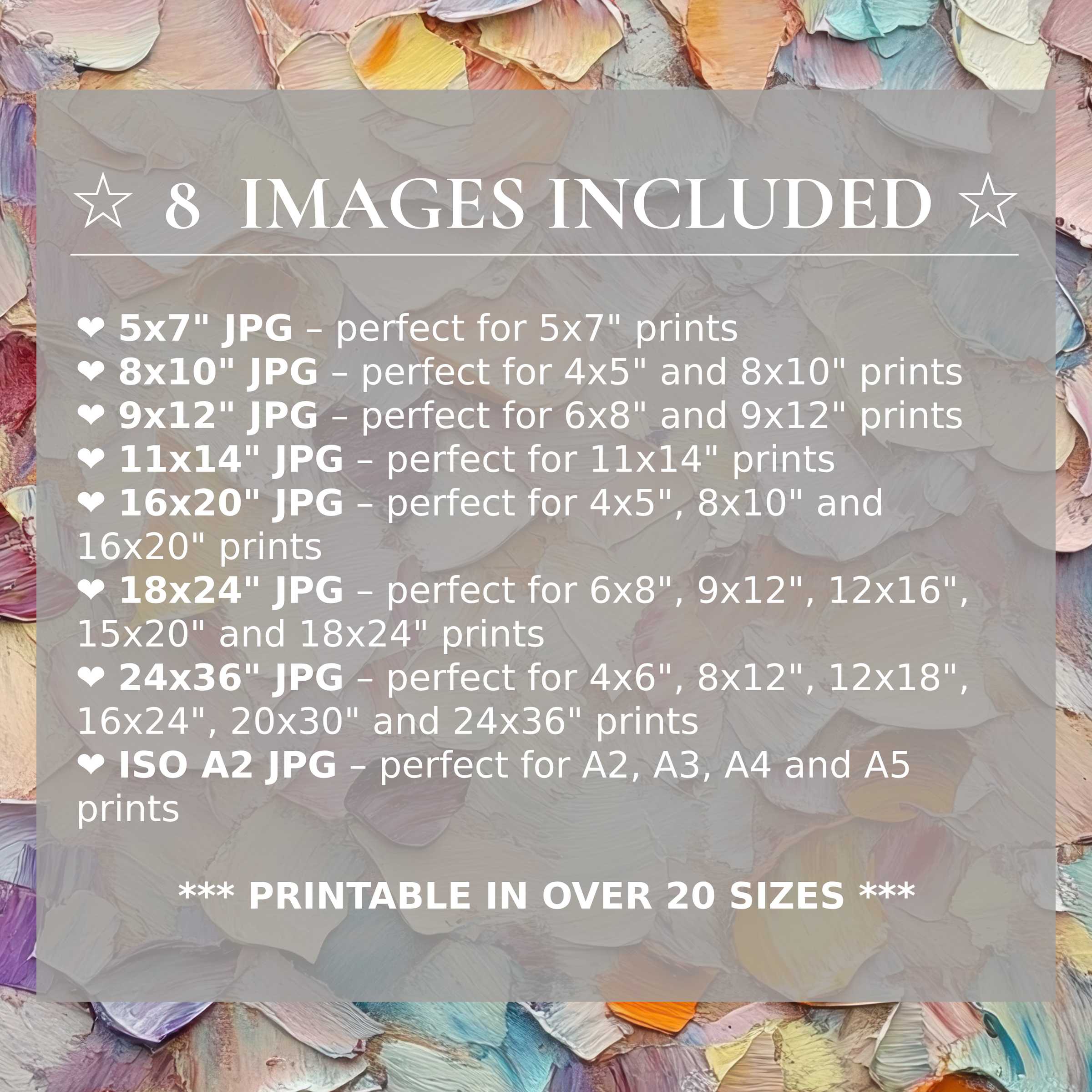 Radiant fall digital print in warm amber, soft mauve, and muted gold elevates modern interiors with 8 high-quality sizes included