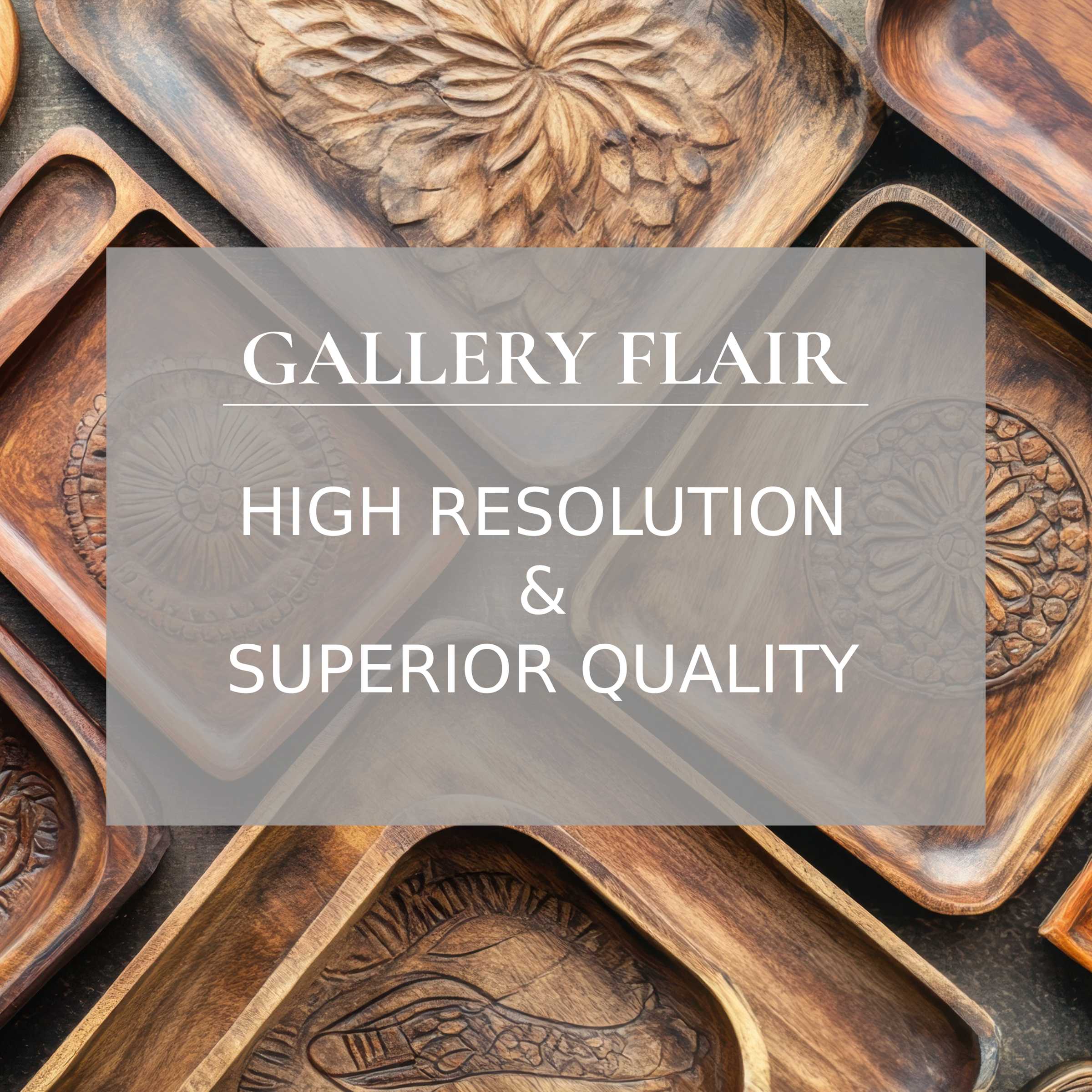 Elegant boho Frame TV picture showcasing high-resolution wood carvings with refined detail and warm natural tones