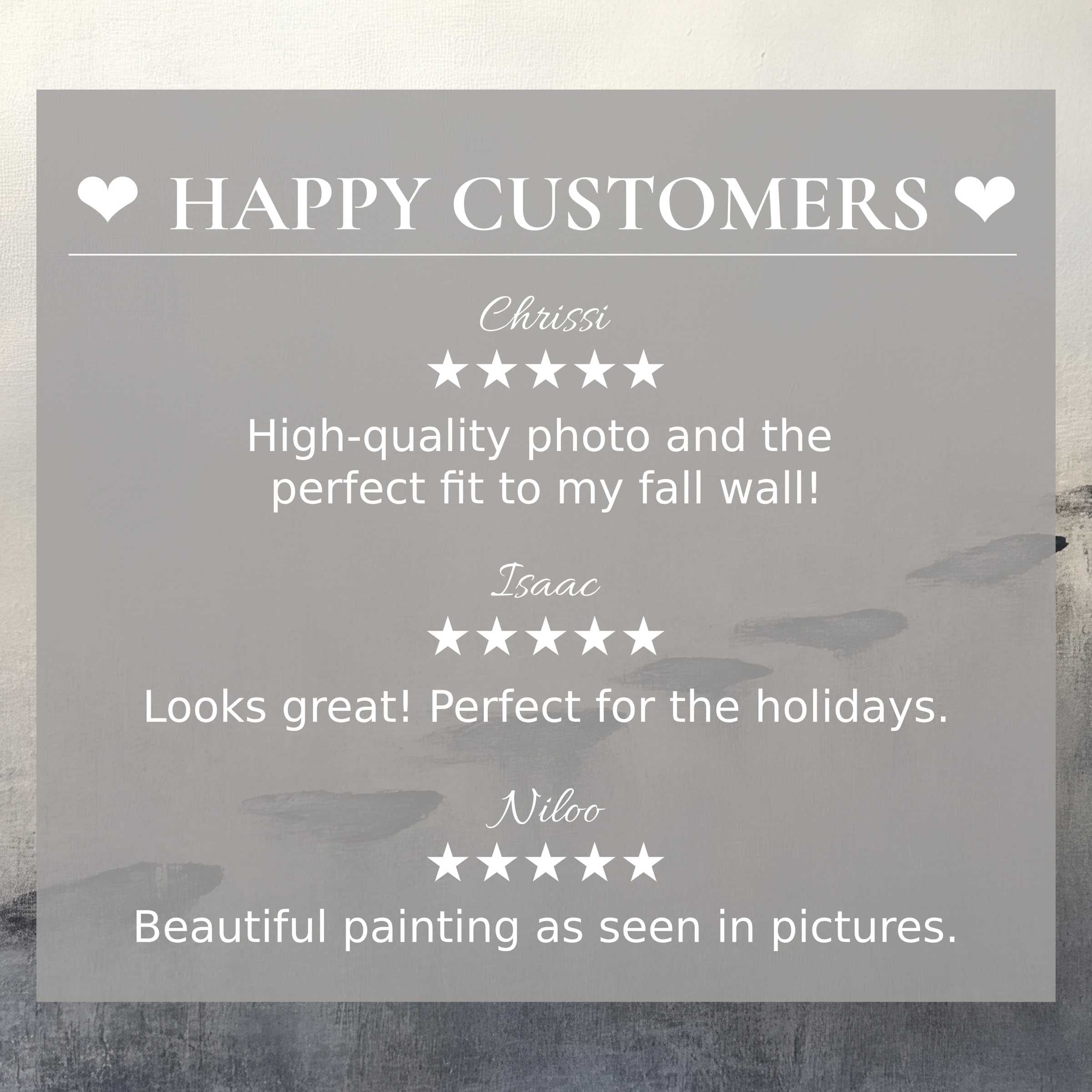 Minimalist art for Frame TV with abstract muted tones; happy customer reviews build trust in its elegant aesthetic
