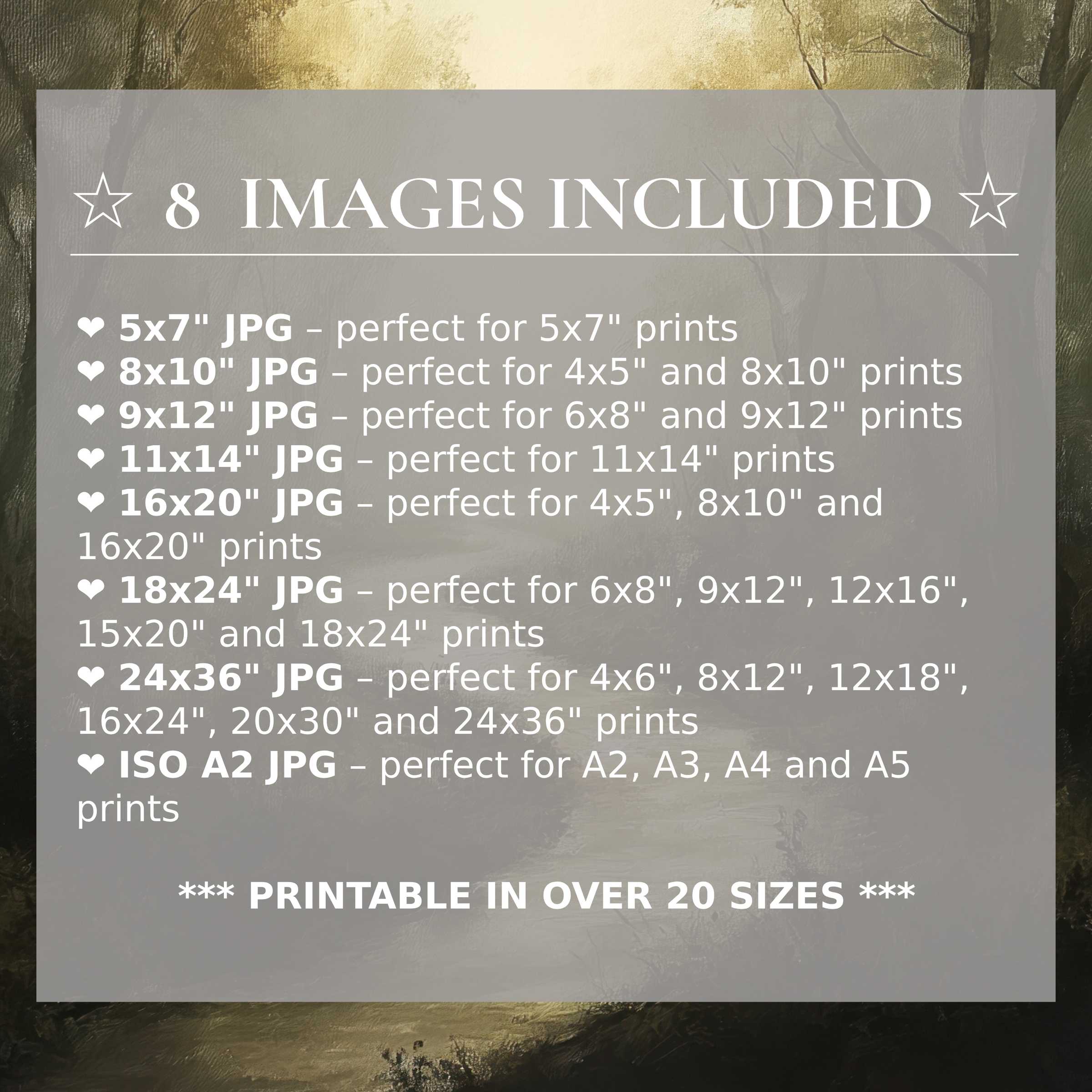 Vintage digital print radiates calming earth tones and deep shadows, elevating modern interiors with style Eight high-quality sizes included