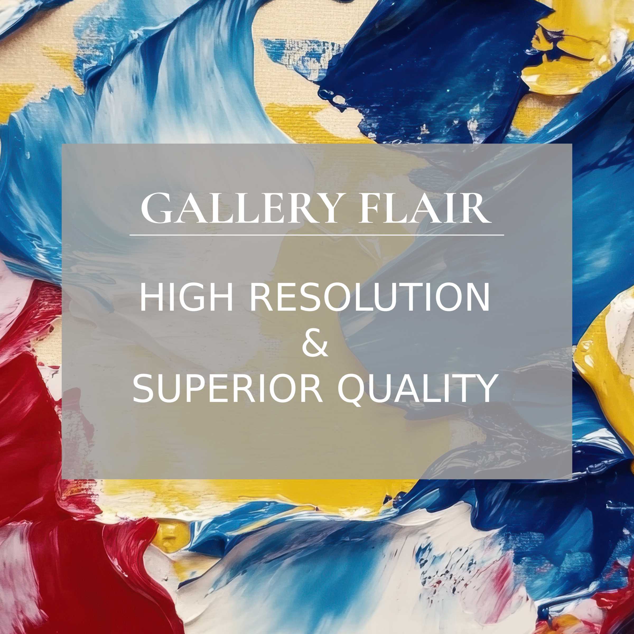 Modern printable art with bold strokes of blue, red, and yellow, radiating dynamic energy and refined texture to elevate contemporary interiors