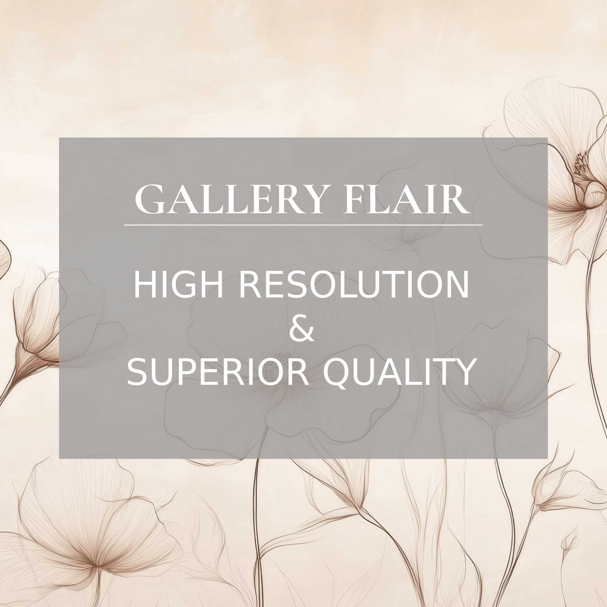 Ethereal floral printable art with delicate linework and soft neutrals, enhancing modern interiors with calming elegance
