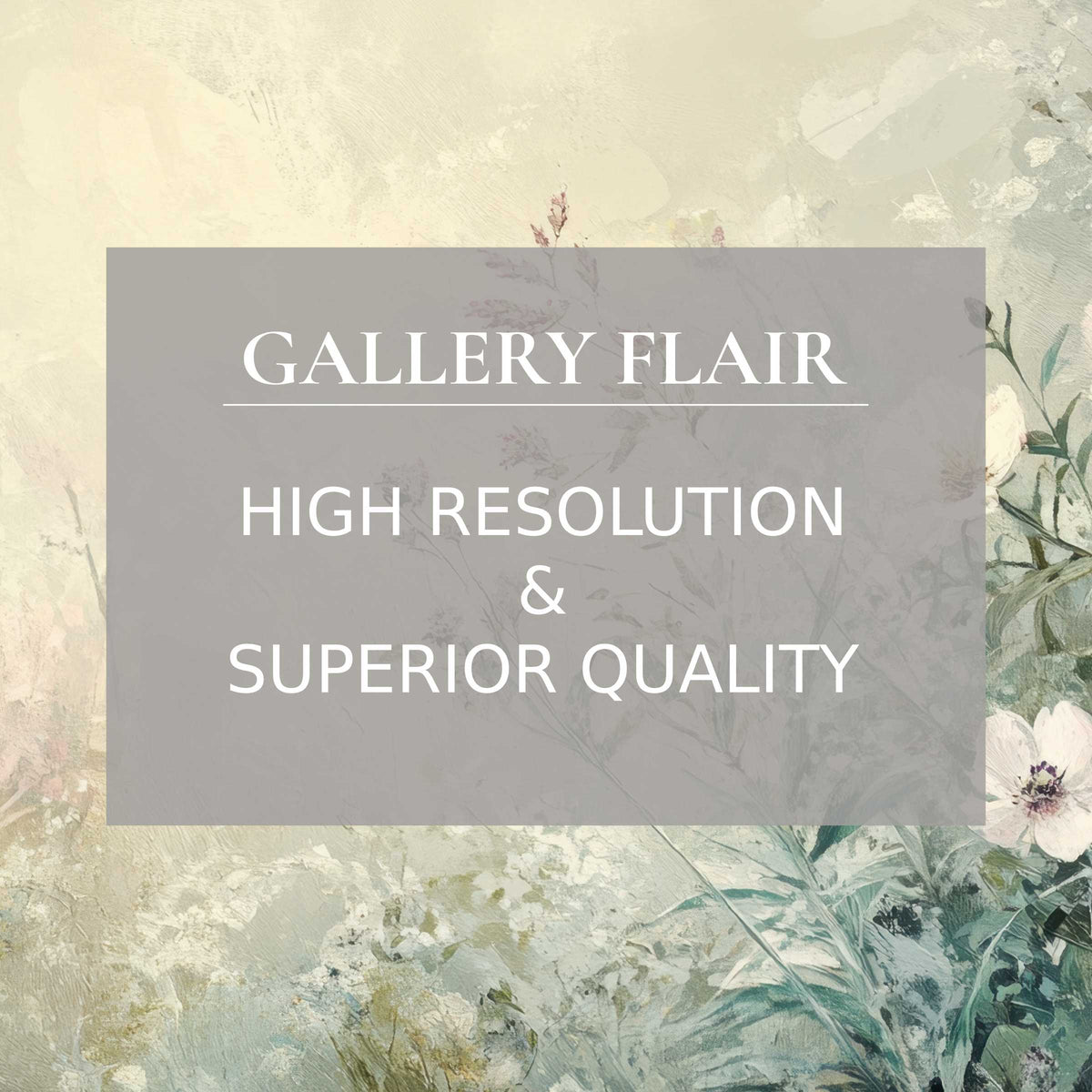 Botanical printable art with delicate florals and soft hues, elevating serene modern interiors with refined, high-resolution detail