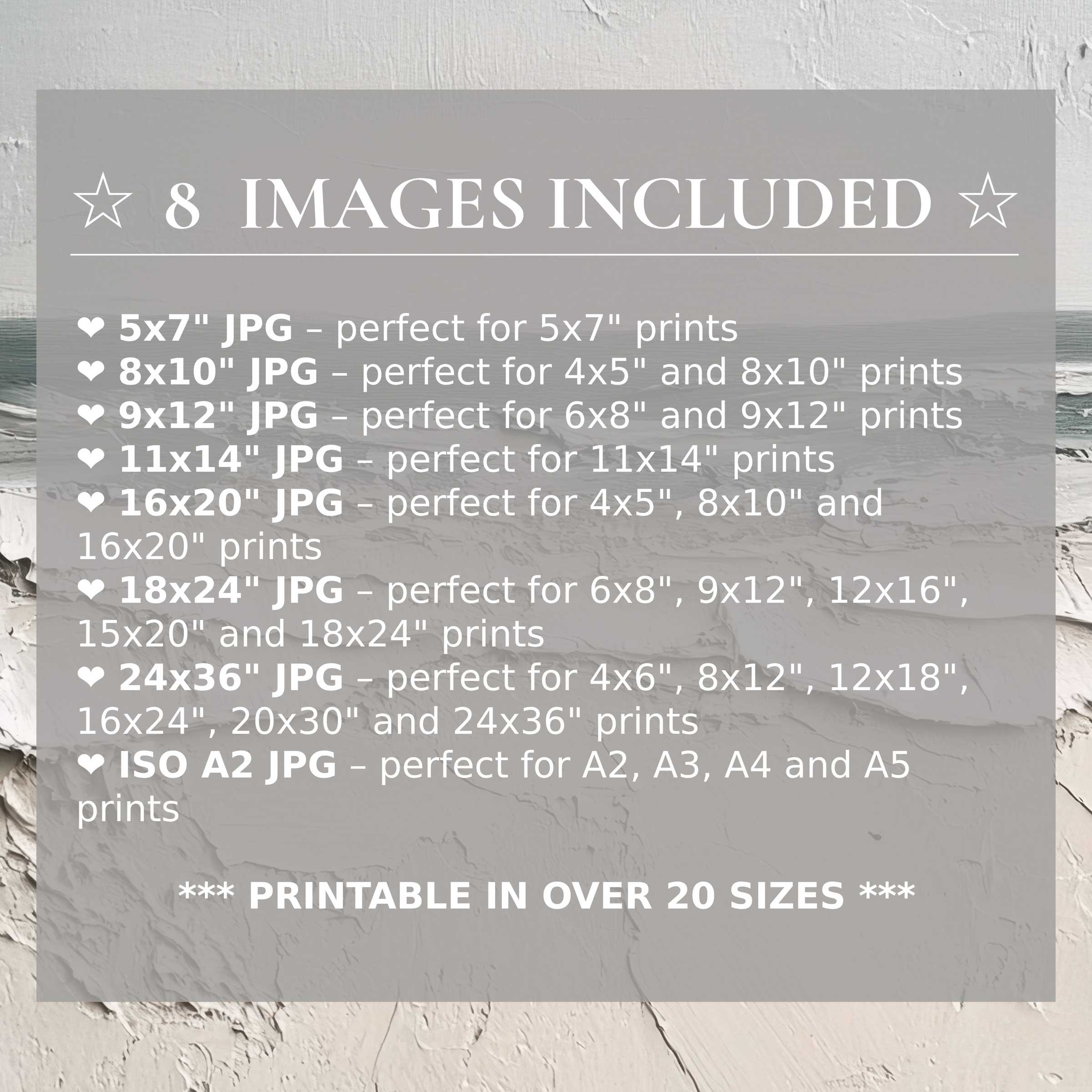 Summer digital print exuding serene blues and warm neutrals, elevating modern interiors with radiant style; includes 8 high-quality sizes