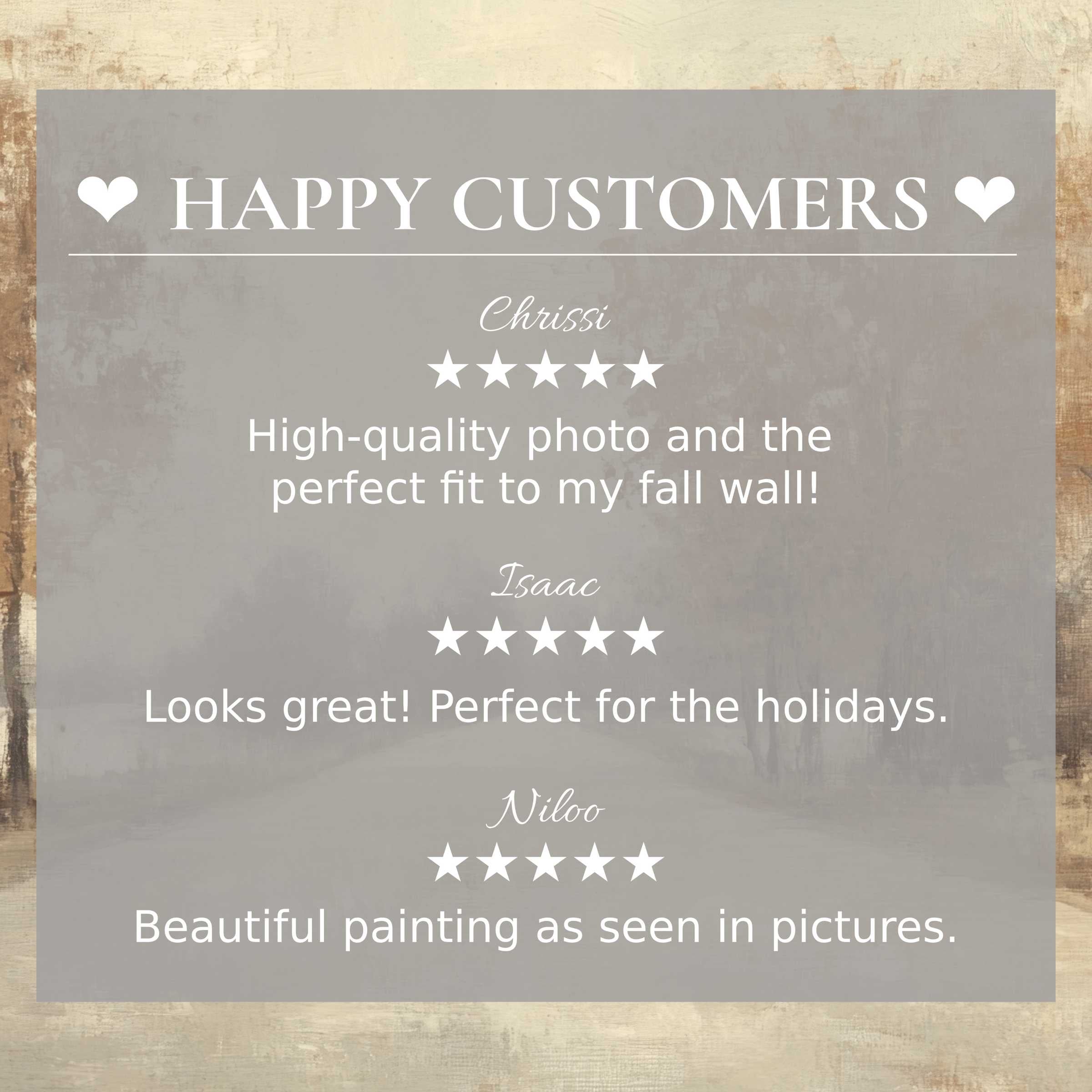 Fall art for Frame TV with abstract sunset hues and glowing reviews inspires trust from every happy customer