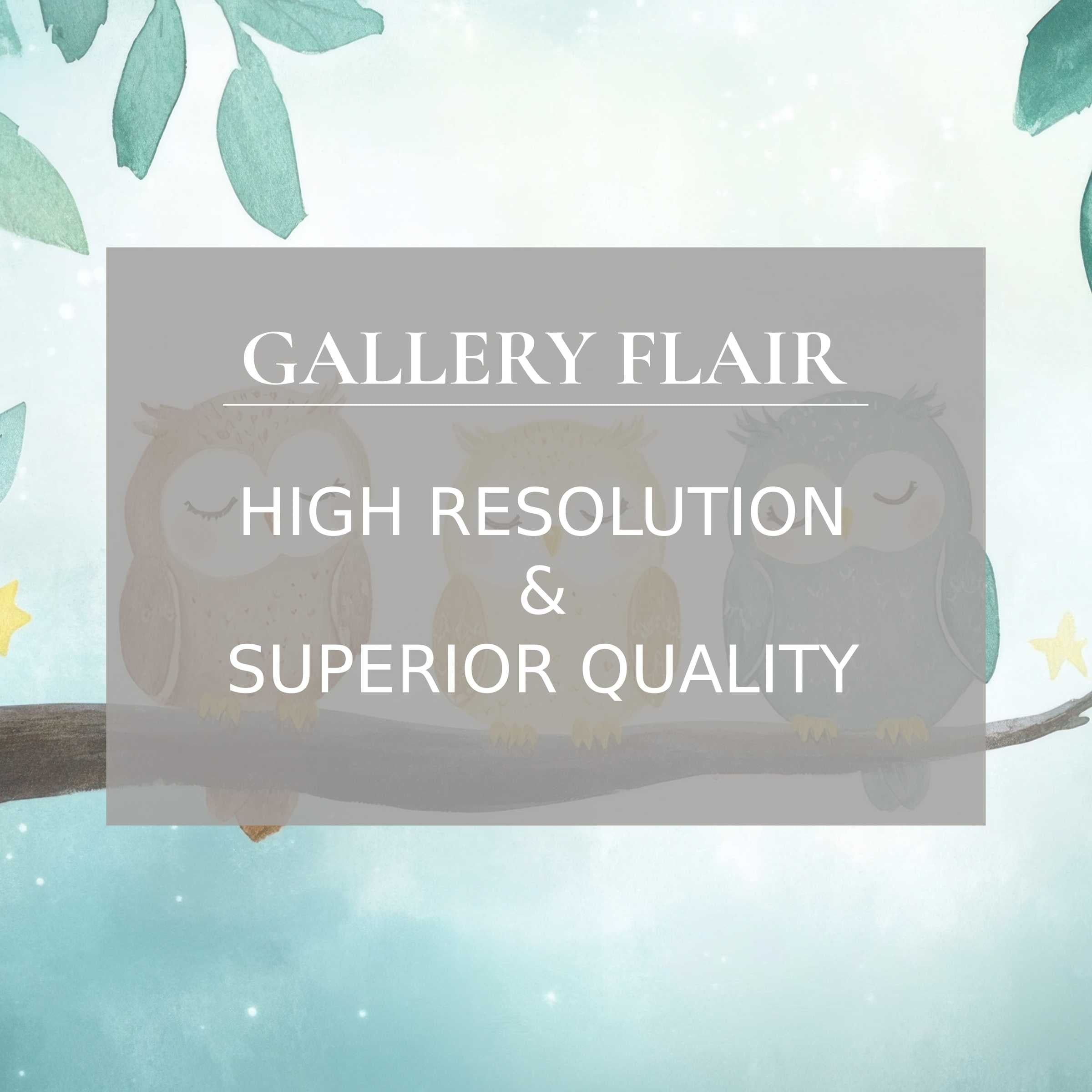 Calming nursery printable art with pastel owls on a branch, rendered in premium detail to enrich modern kids' decor