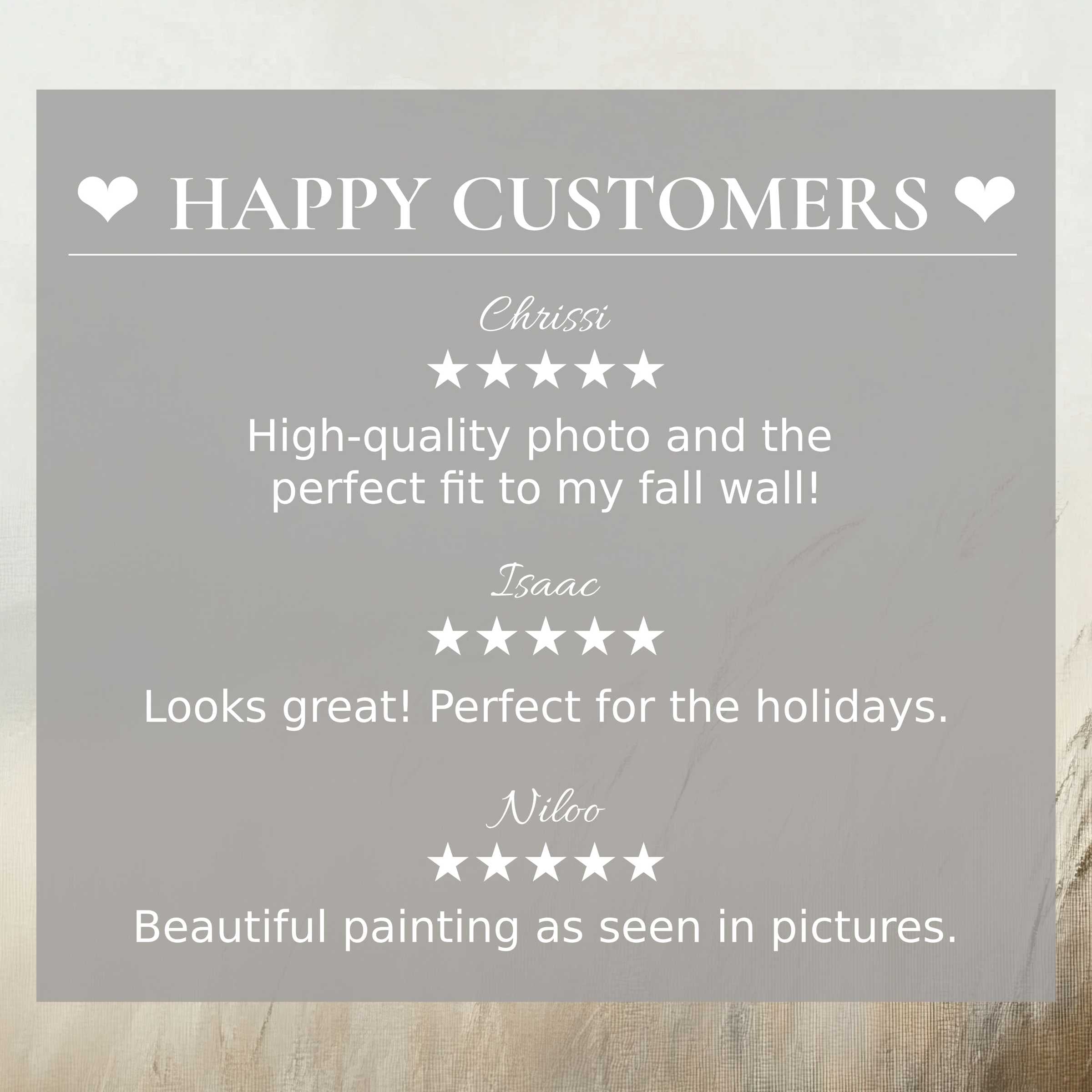 Spring art for Frame TV with abstract sunset hues, happy customer reviews boosting trust in its refined aesthetic