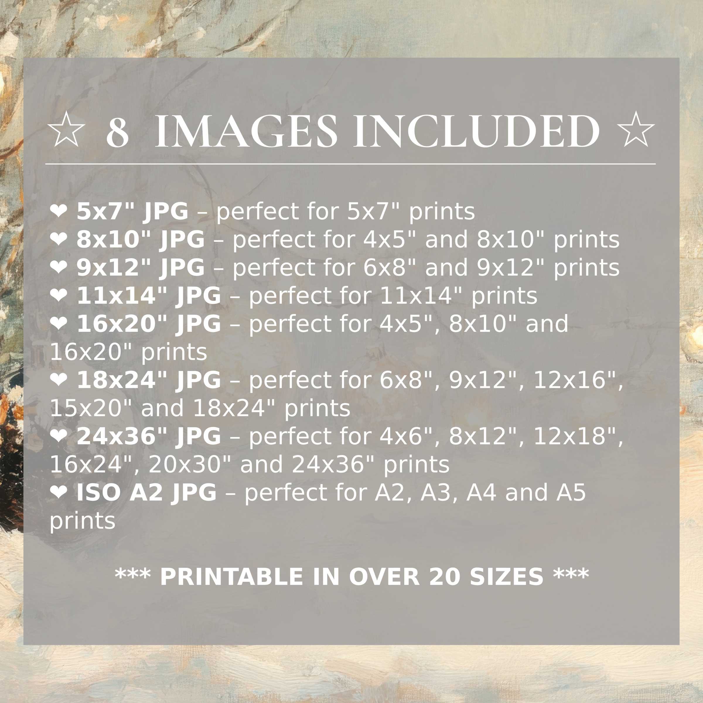 Christmas digital print radiates warm, elegant golds and deep greens, elevating modern interiors with style and 8 high-quality sizes included