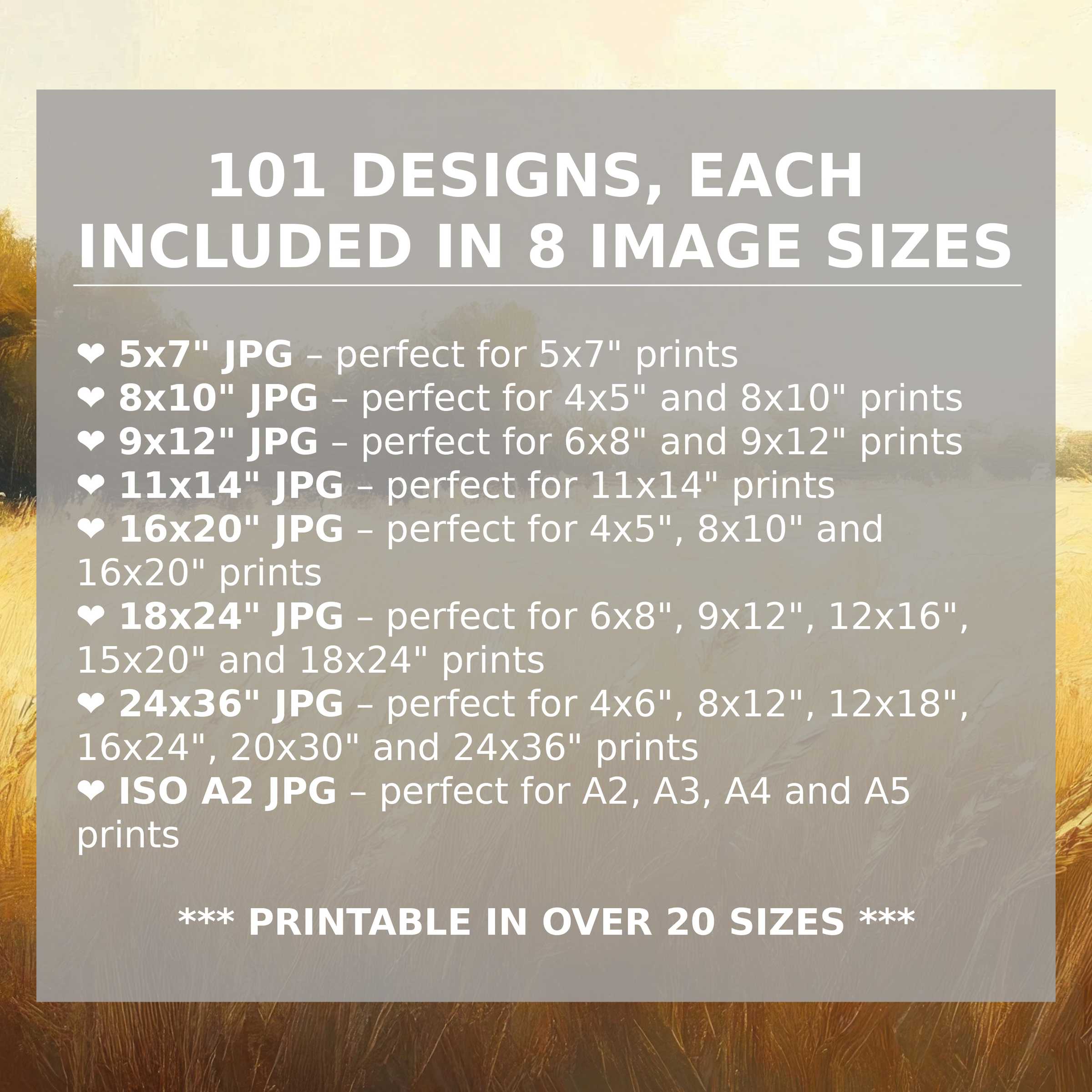 High-resolution Farmhouse Digital Art Prints Set, crisp visual clarity for modern decor; instant download