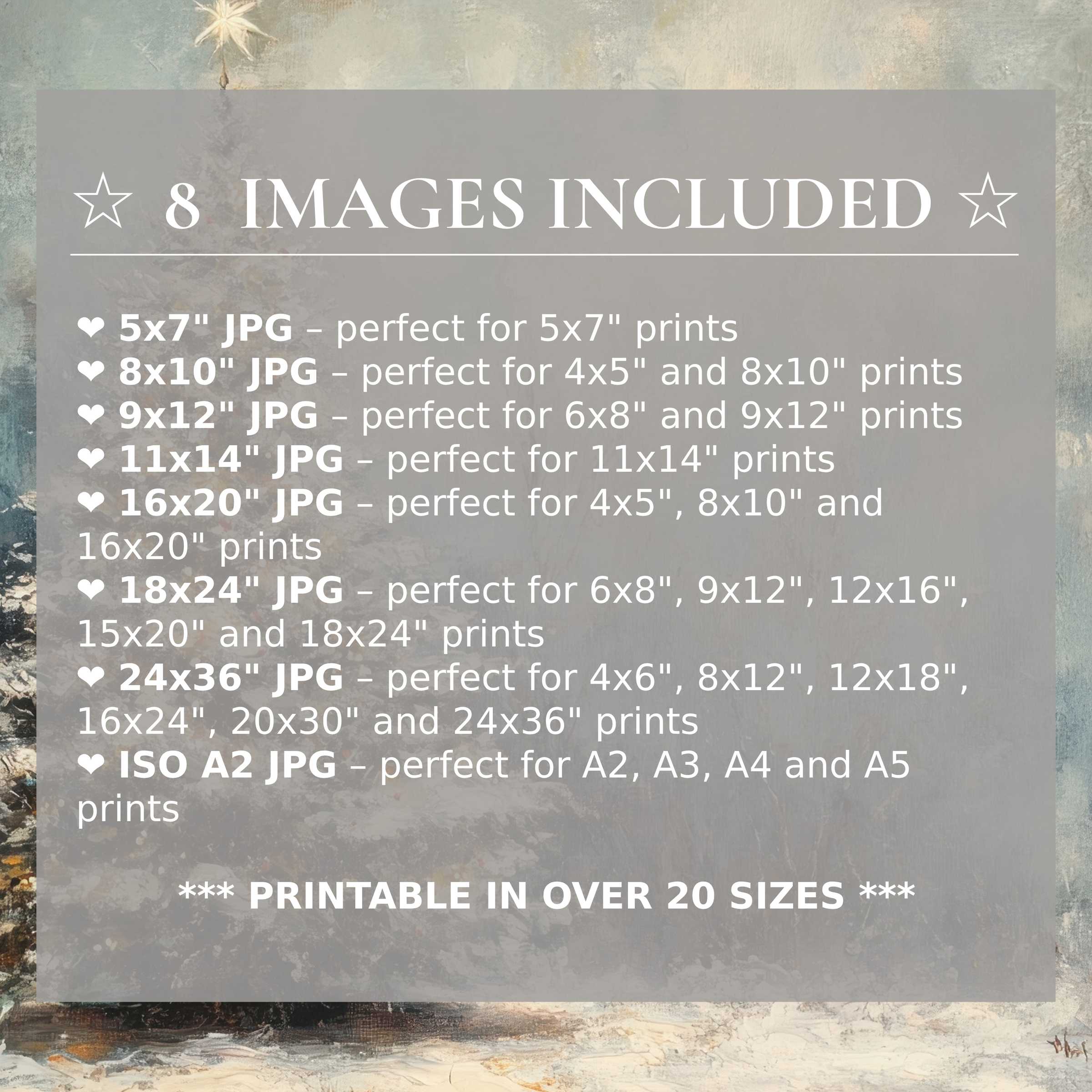 Christmas digital print radiates serene gold, soft blues, and subtle greens, uplifting modern interiors with timeless elegance Includes 8 high-resolution sizes for flawless versatility and style