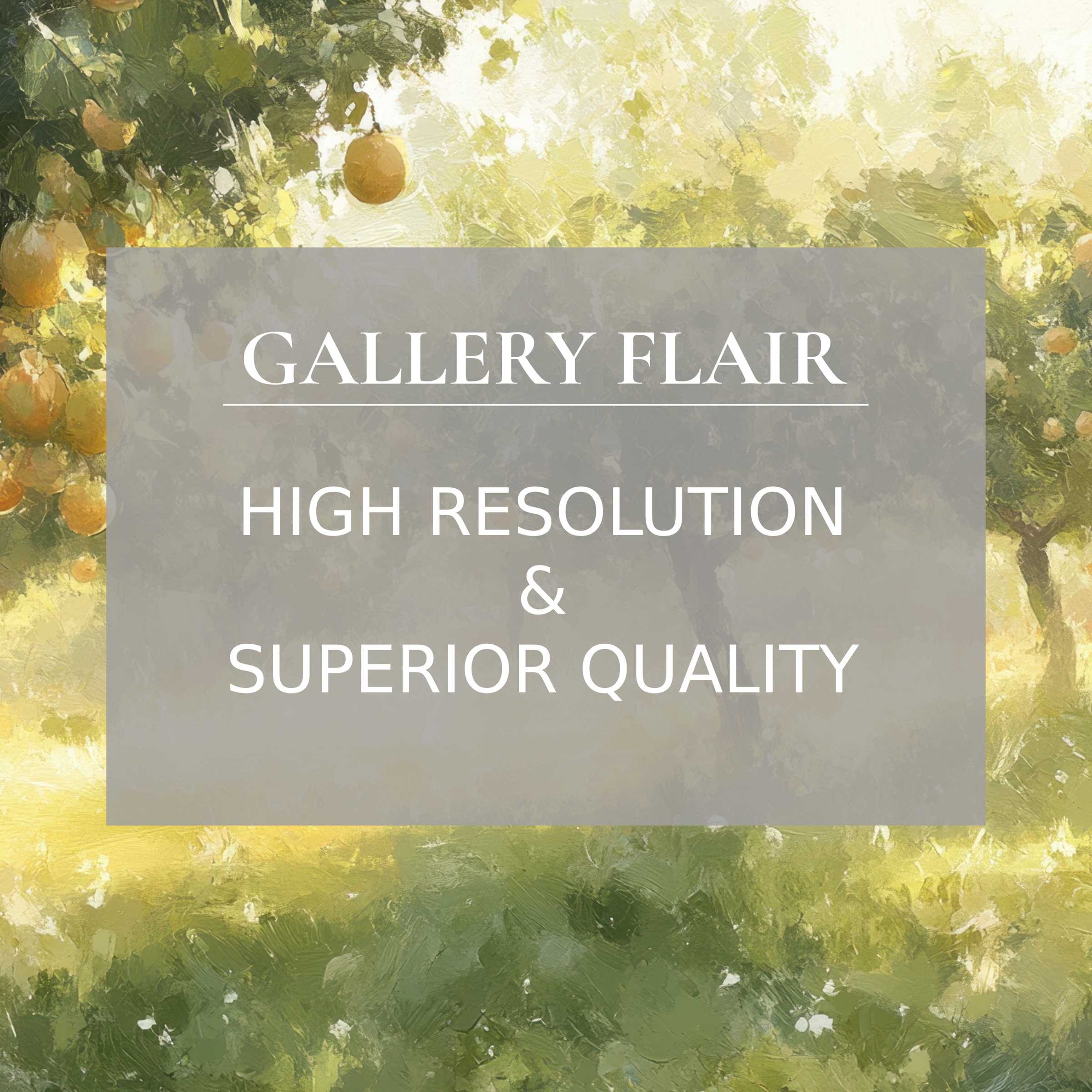 Elegant impressionist tree Frame TV picture showcasing vivid texture and superior resolution for refined home decor