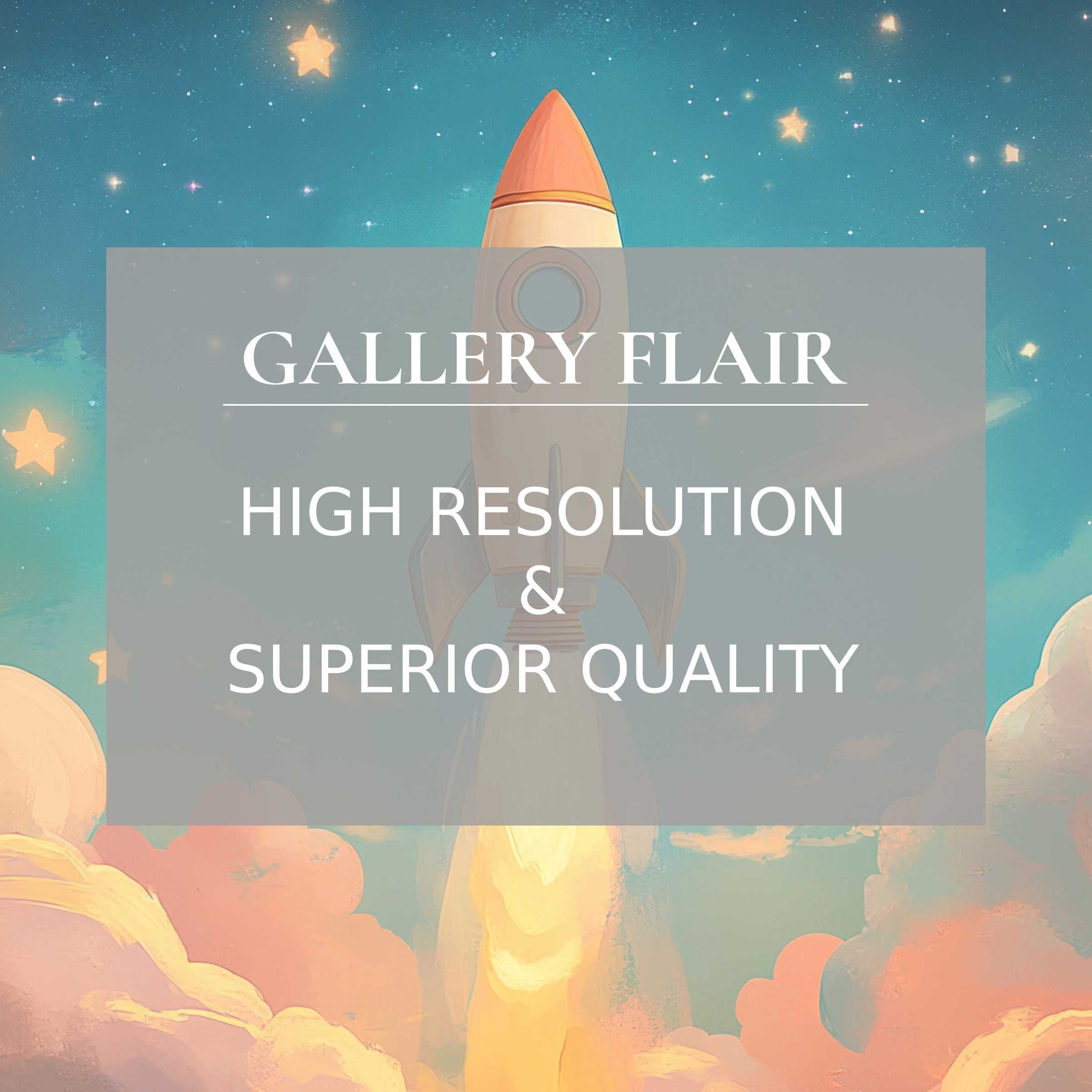Dreamy nursery printable art featuring a radiant rocket launch amid soft pastel clouds and glowing stars, exquisitely detailed to elevate modern nursery decor with calming cosmic charm