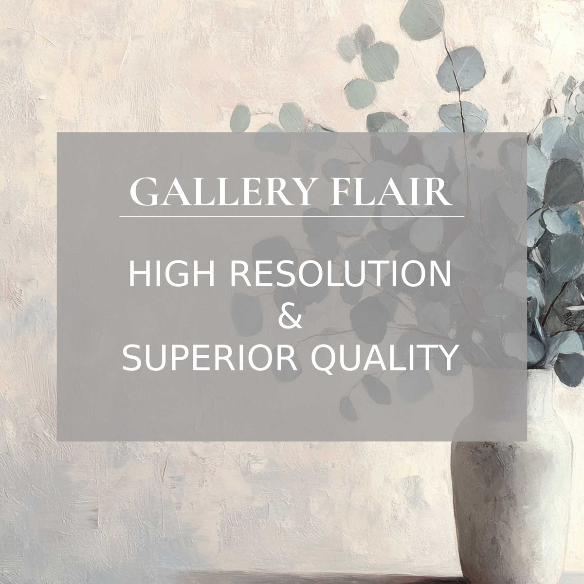 Elegant botanical Frame TV picture showcasing soft textures and muted tones with exceptional resolution and clarity