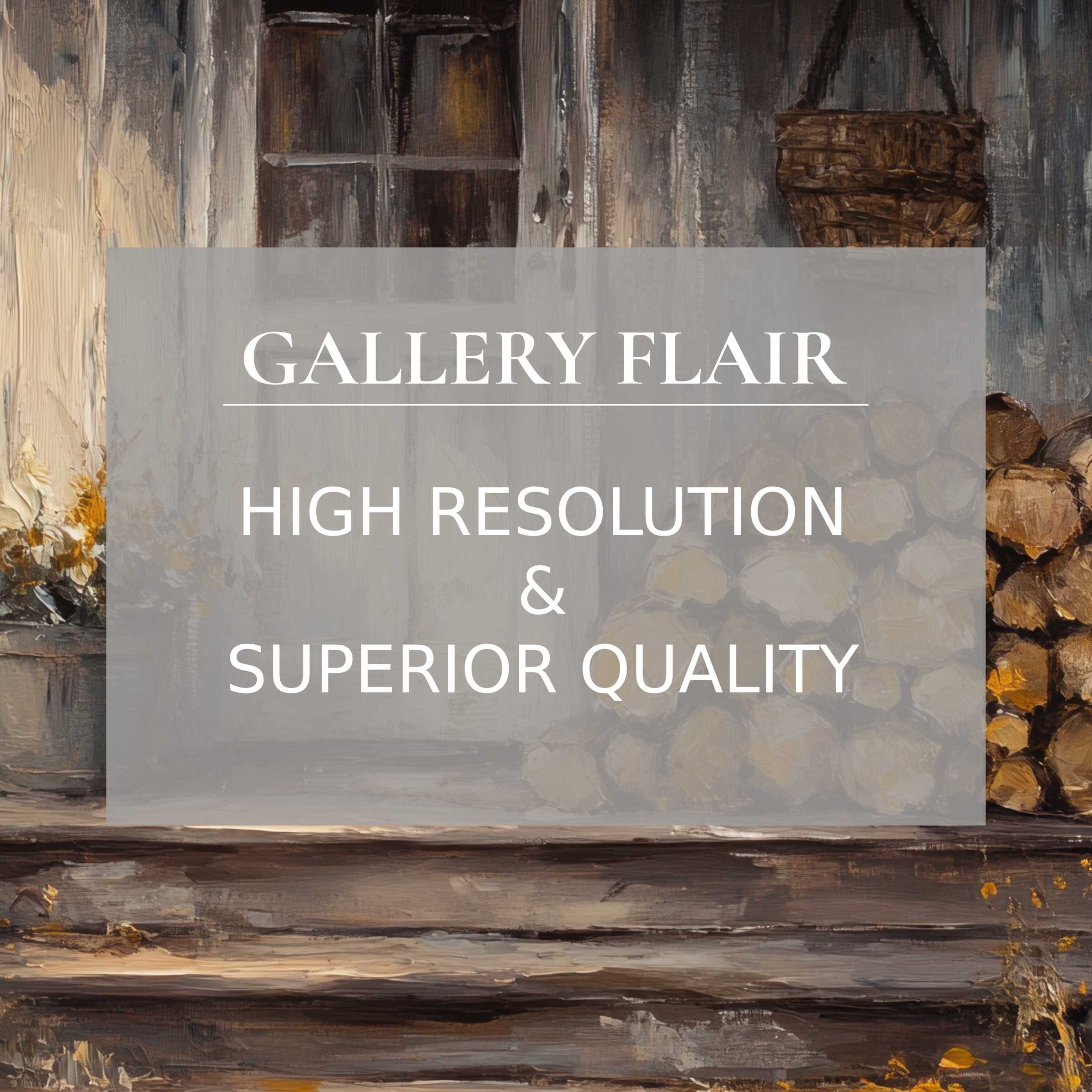 Elegant farmhouse Frame TV picture with refined brushwork, high resolution, and exquisite visual clarity for upscale decor