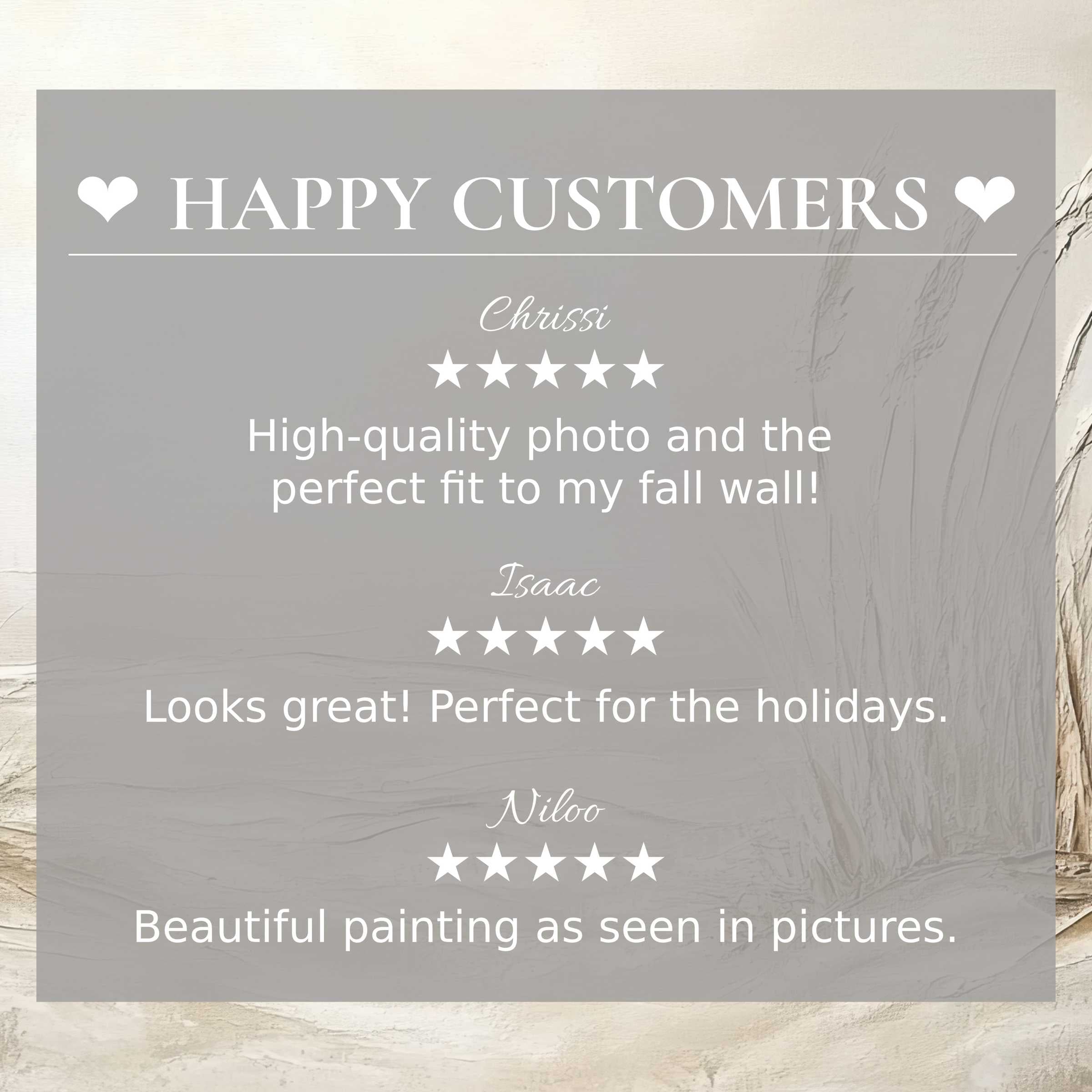 Elegant coastal art for Frame TV with abstract sunset hues and happy customer reviews fostering trust and refined style