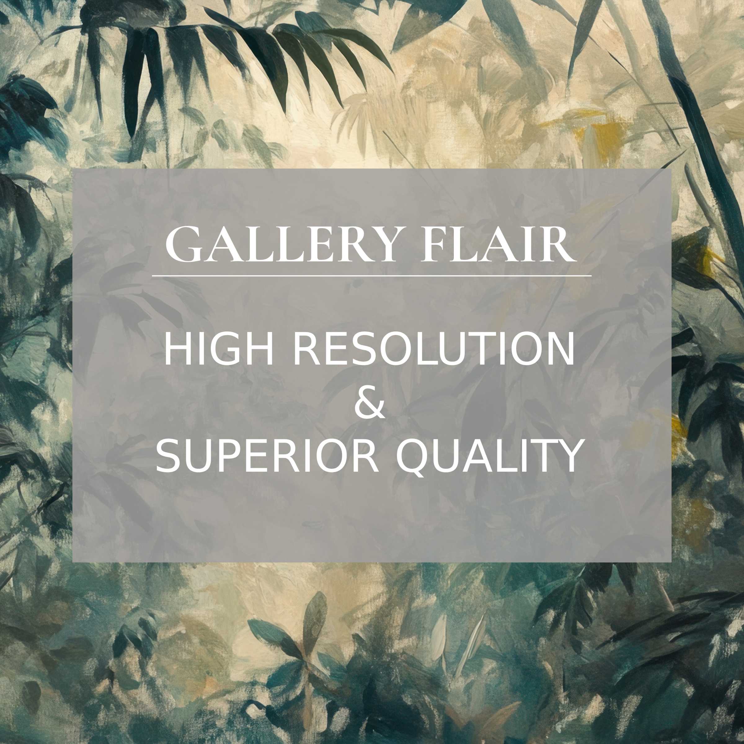 Elegant botanical artwork with lush texture and clarity, a refined vintage Frame TV picture for upscale home decor