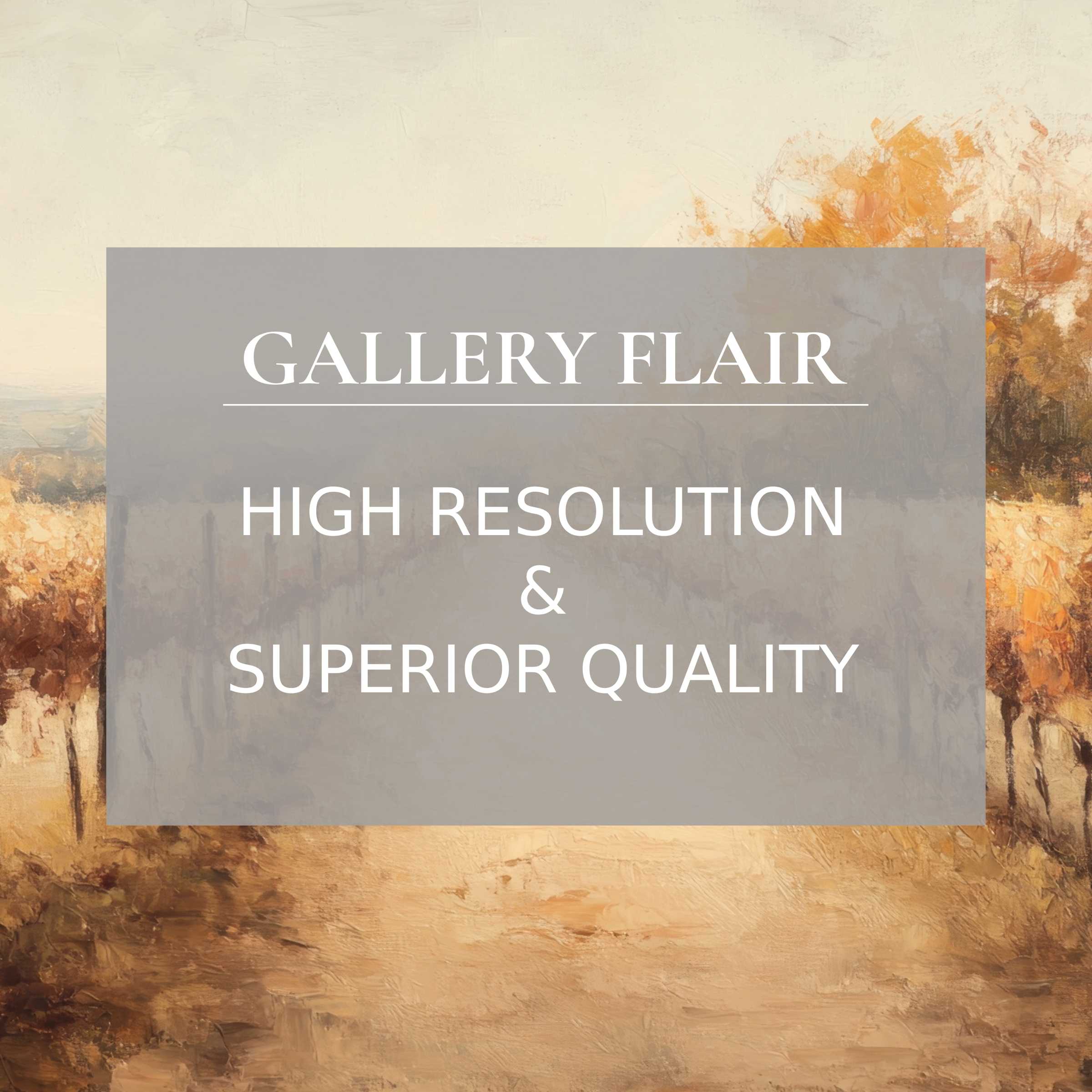 Elegant fall Frame TV picture featuring refined brushwork, warm tones, and exceptional high-resolution clarity