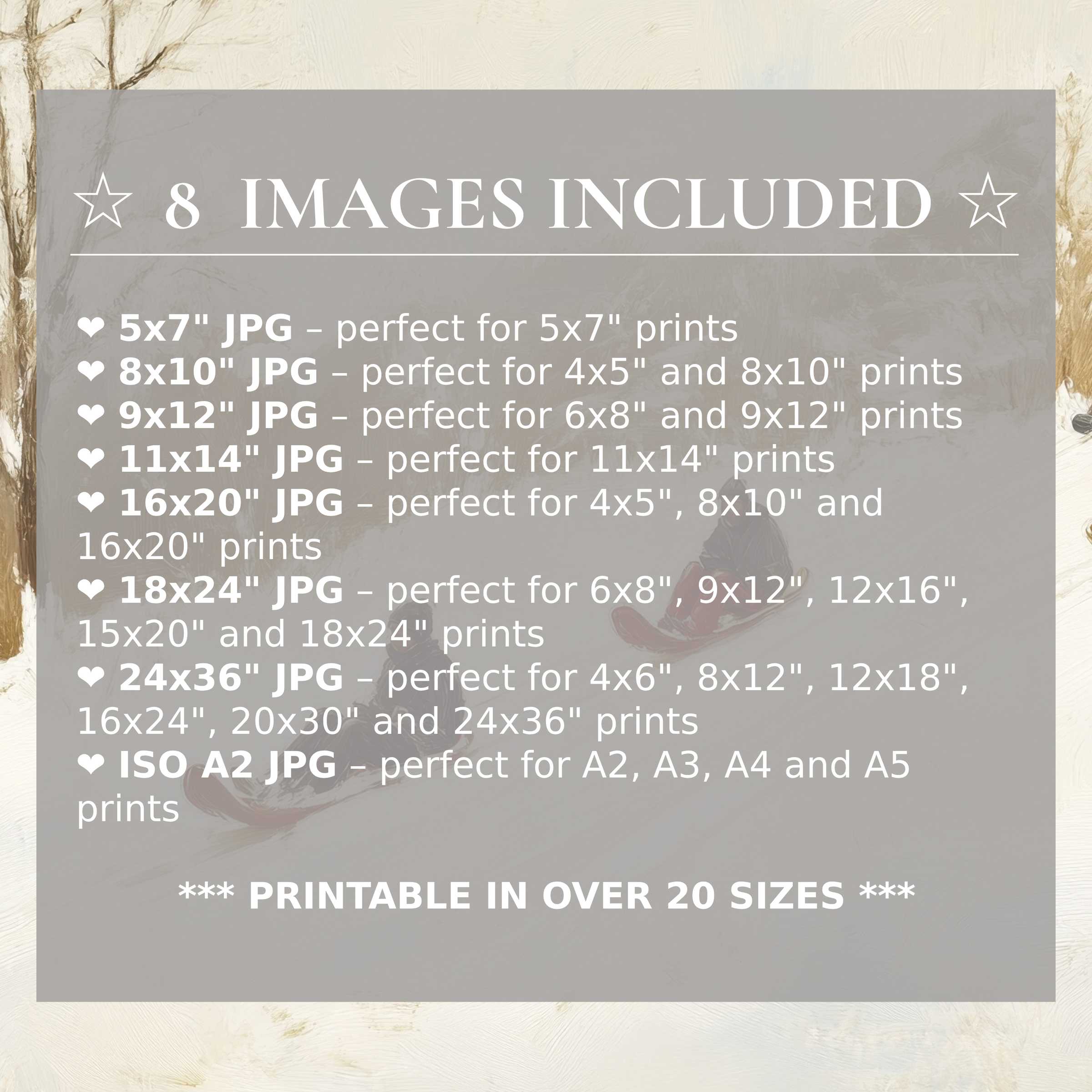 Winter digital print radiates serene icy blues and soft neutrals, elevating modern interiors with style and includes 8 high-quality sizes