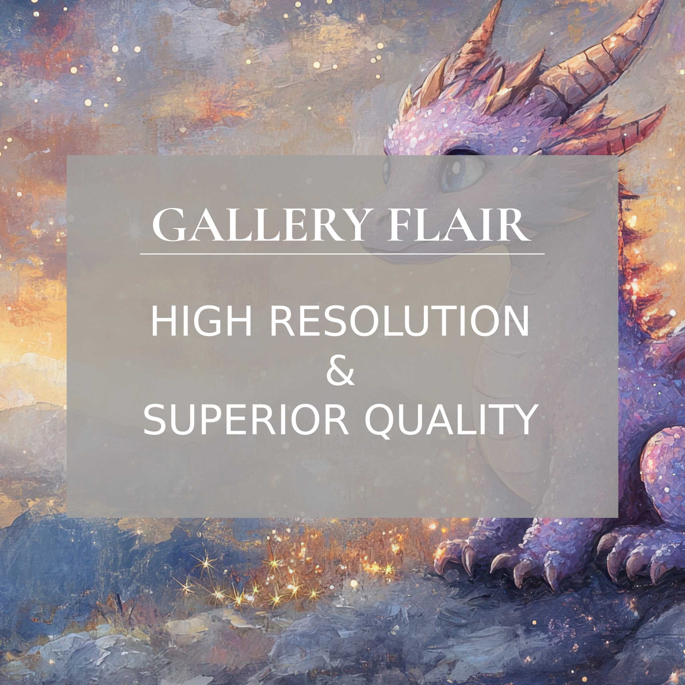 Whimsical nursery printable art featuring a radiant baby dragon in luminous hues, elevating modern nursery decor with exquisite detail