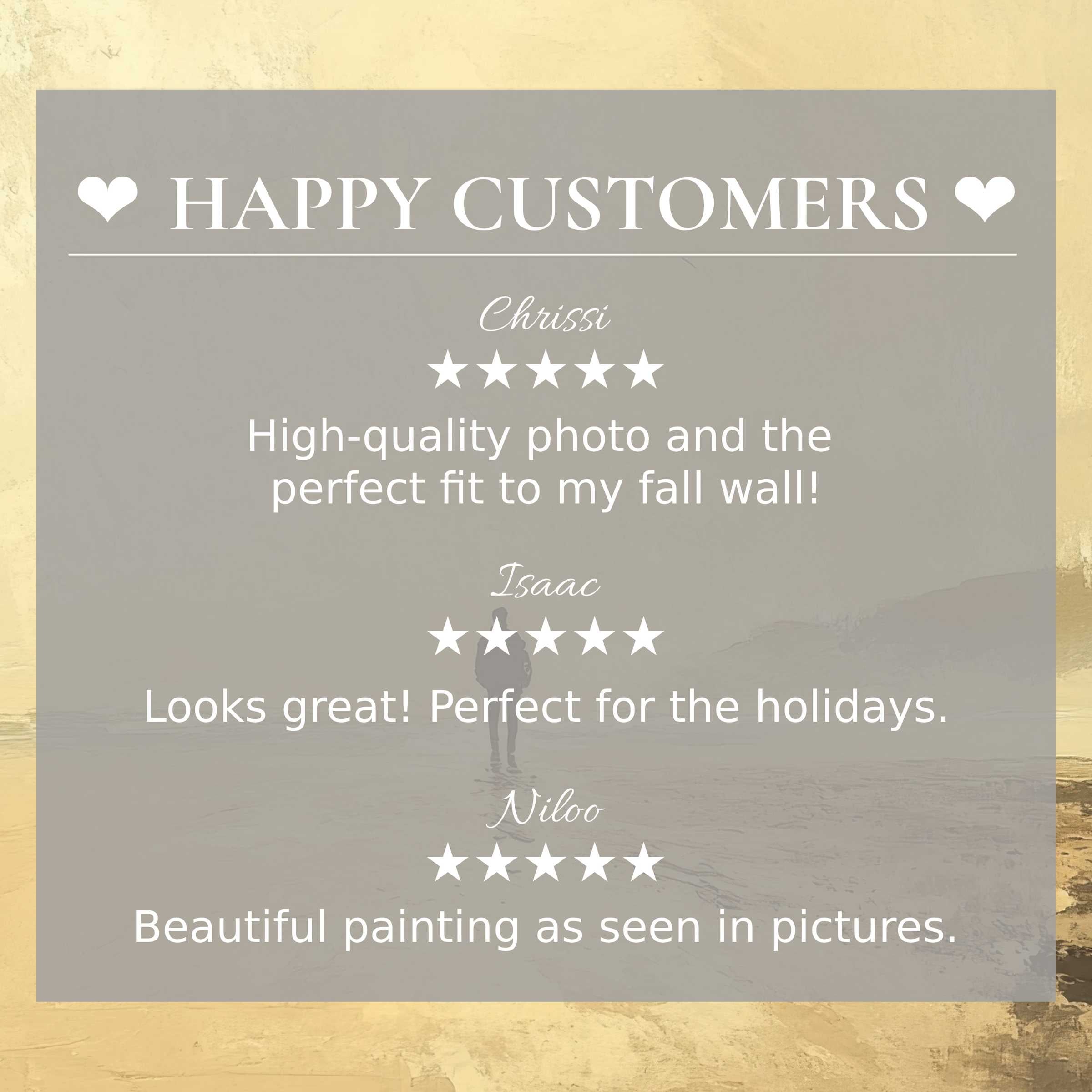 Elegant summer art for Frame TV with abstract sunset backdrop; happy customer reviews enhance a refined, trustworthy aesthetic