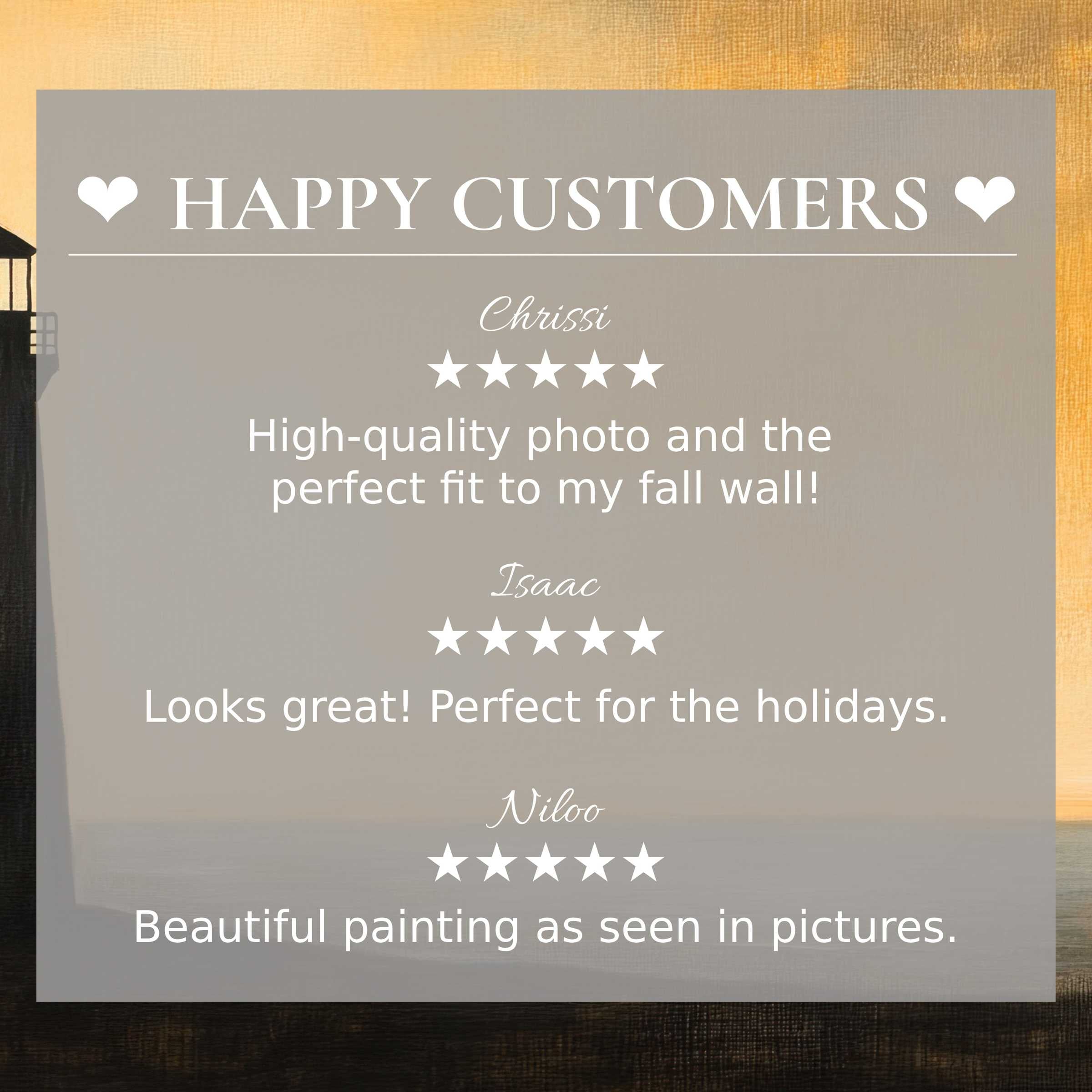 Minimalist art for Frame TV with abstract sunset hues, showcasing happy customer reviews and elegant, trusted design