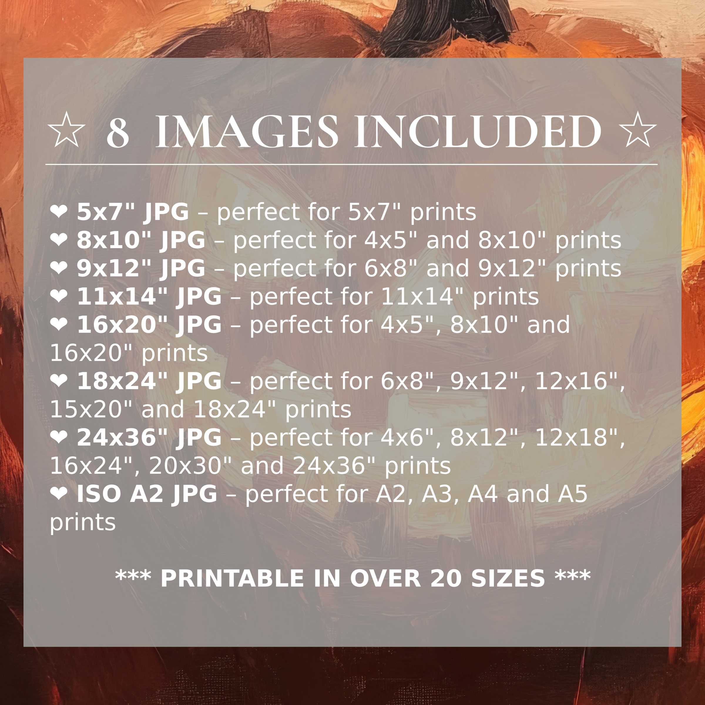 Halloween digital print showcases radiant burnt orange and deep charcoal hues, delivering bold warmth and sophistication Includes 8 high-quality sizes with download, perfect to elevate modern interiors with versatile, stylish charm