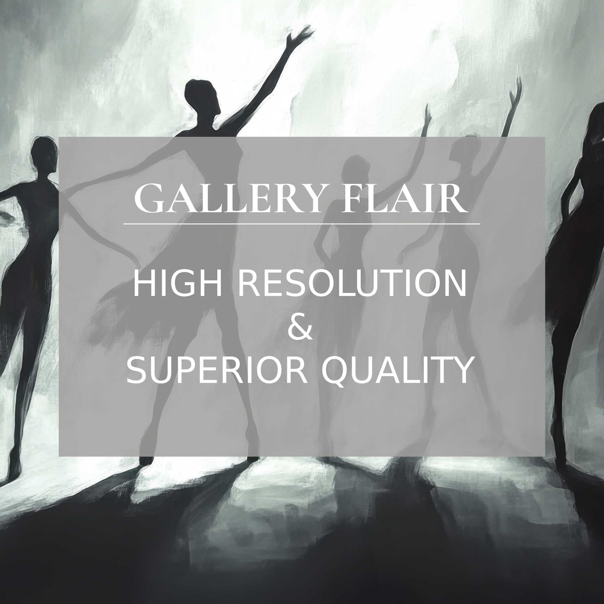 Elegant black and white printable art capturing graceful silhouettes in bold contrast, enriching modern interiors with refined serenity and premium detail