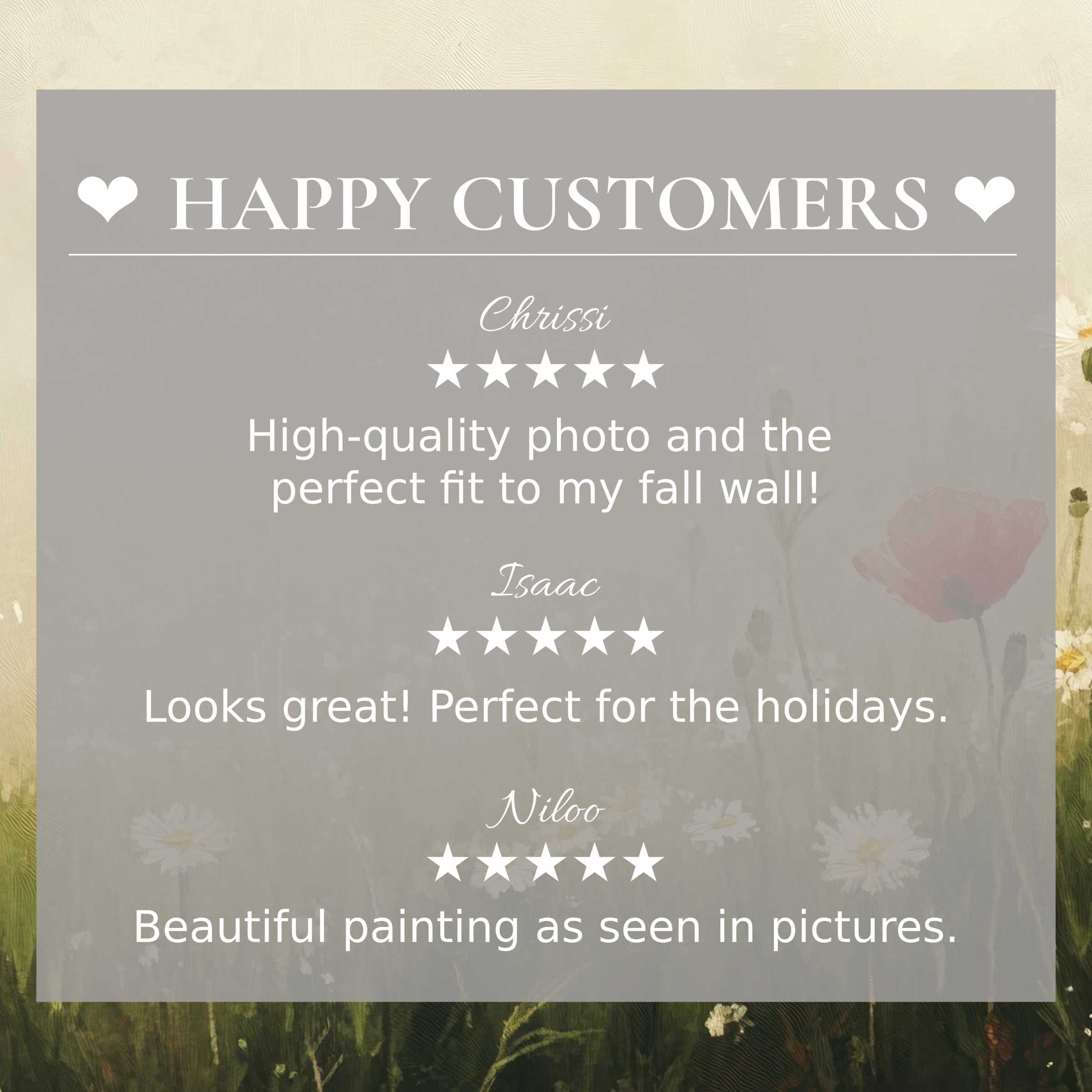 Elegant floral background with soft colors highlights spring art for Frame TV and happy customer reviews building trust