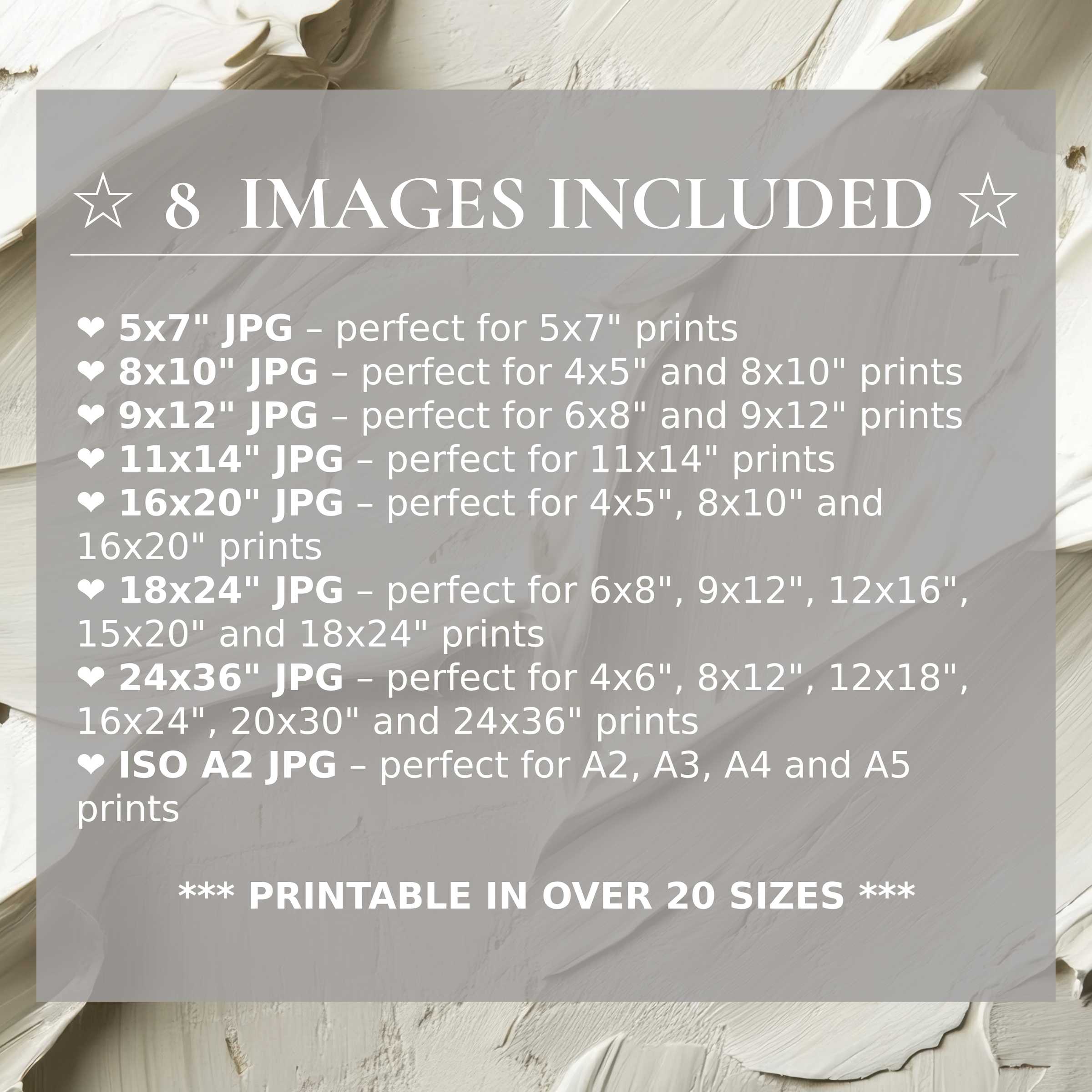 Neutral digital print radiates calming taupe and soft ivory hues, elevating modern interiors with timeless elegance Includes 8 high-quality sizes in one download for versatile, sophisticated décor