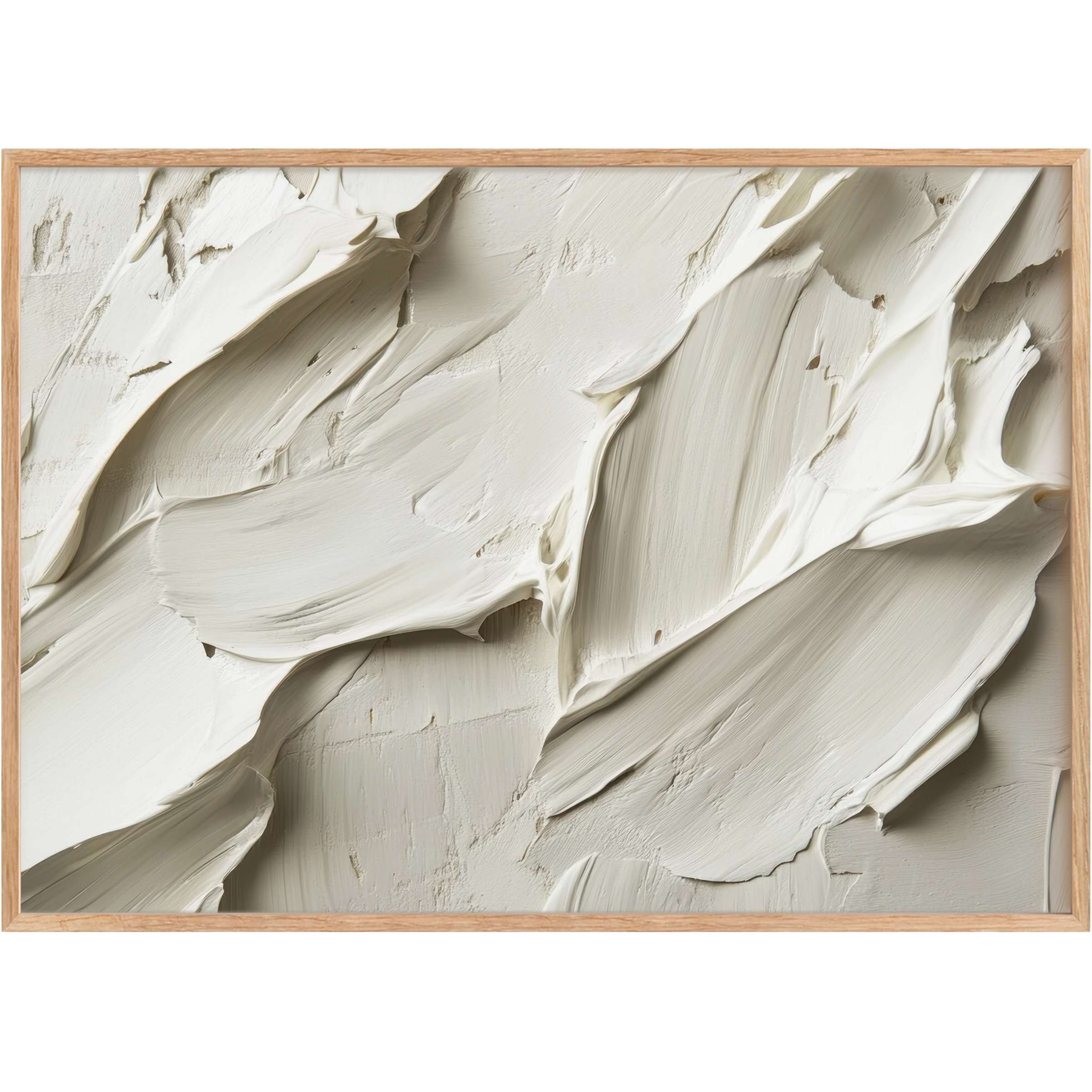 Neutral printable wall art with soft ivory swirls, creating a serene and sophisticated ambiance that elevates elegant interiors