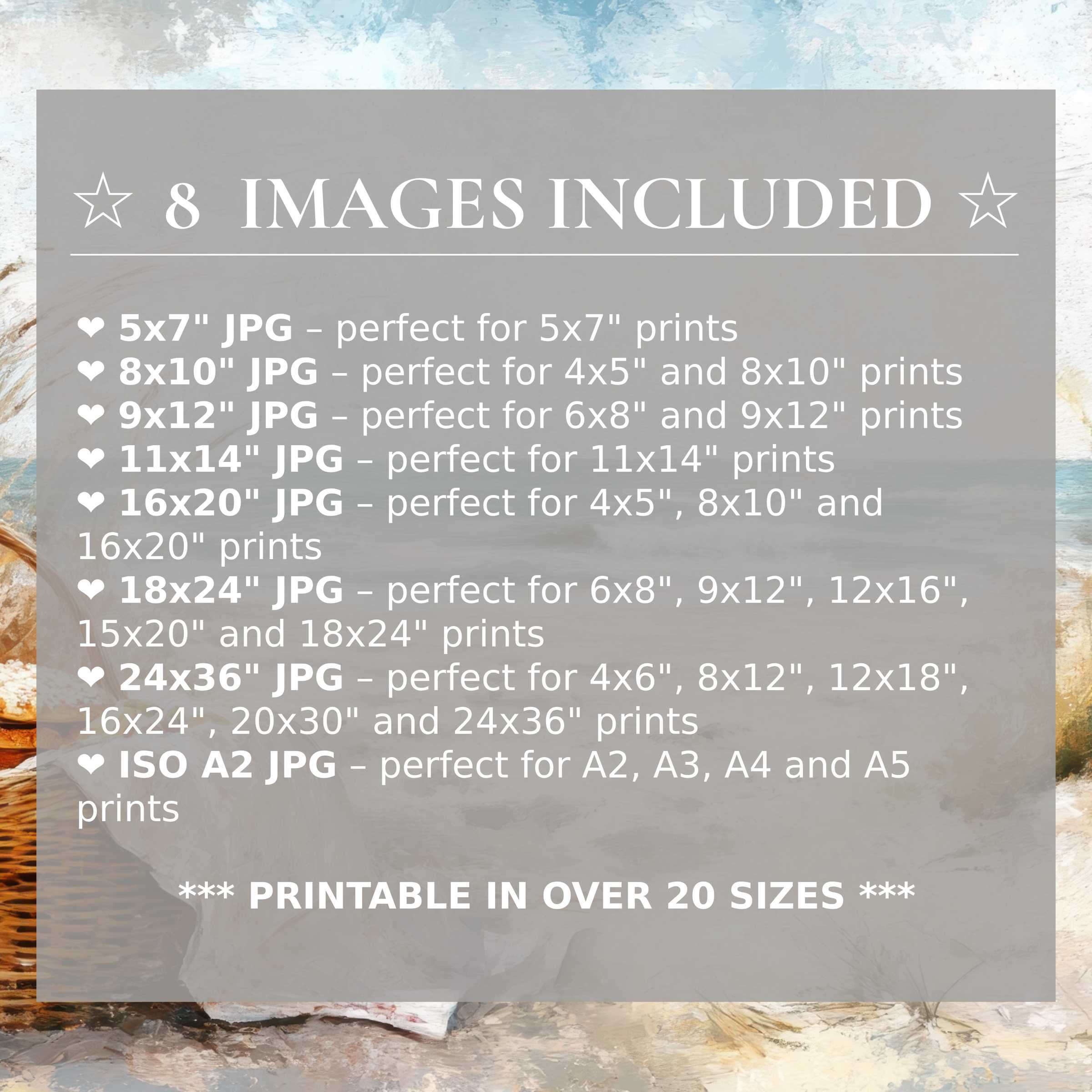 Coastal digital print radiates serene blues and warm sand tones, delivering timeless elegance in 8 high-quality sizes for versatile modern interiors