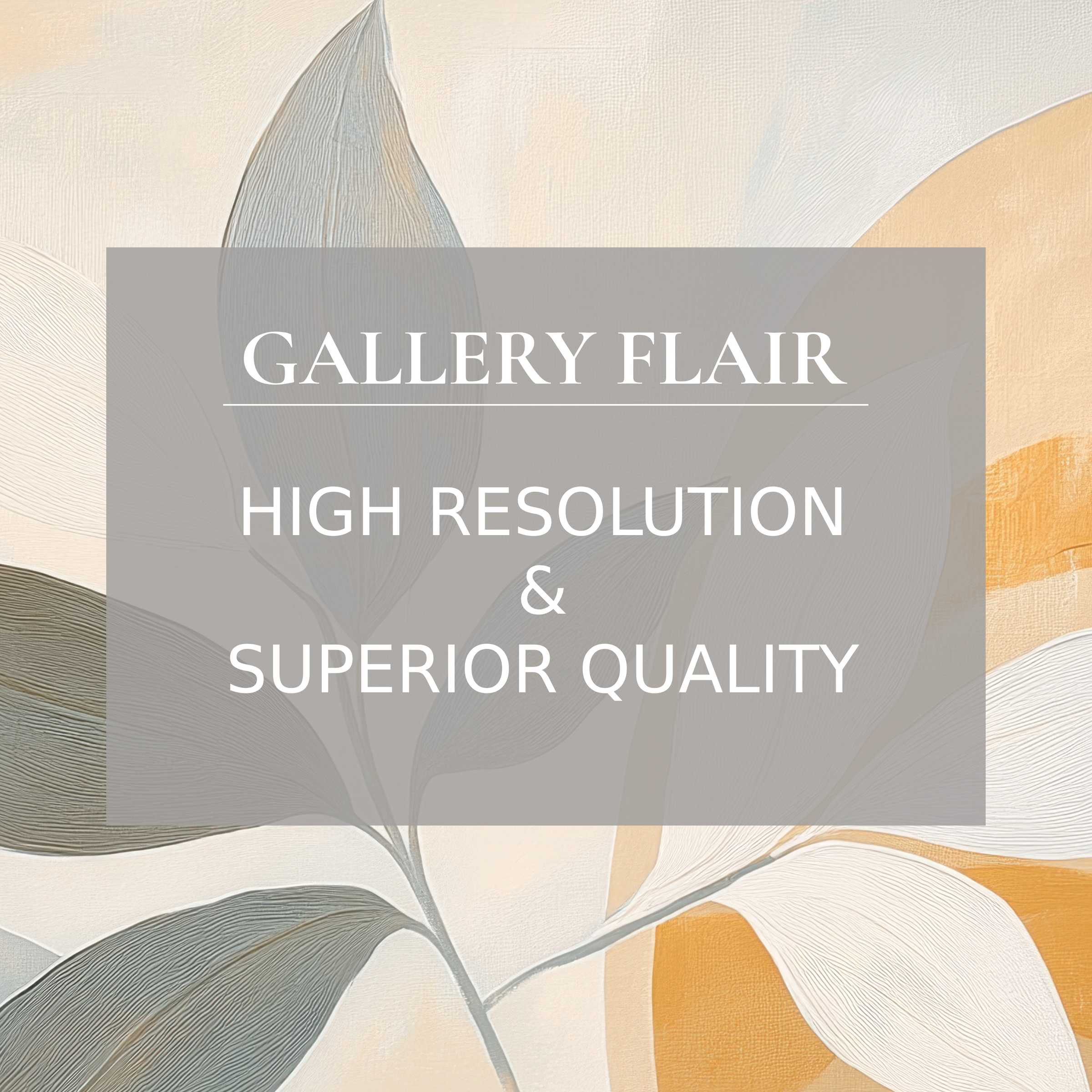 Botanical printable art with calming earth tones and intricate leaf details, enhancing modern interiors with premium quality