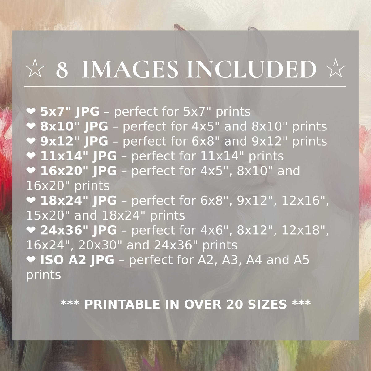 Radiant easter digital print in soft pastels and warm hues, offered in 8 high-quality sizes to elevate modern interiors with versatile elegance