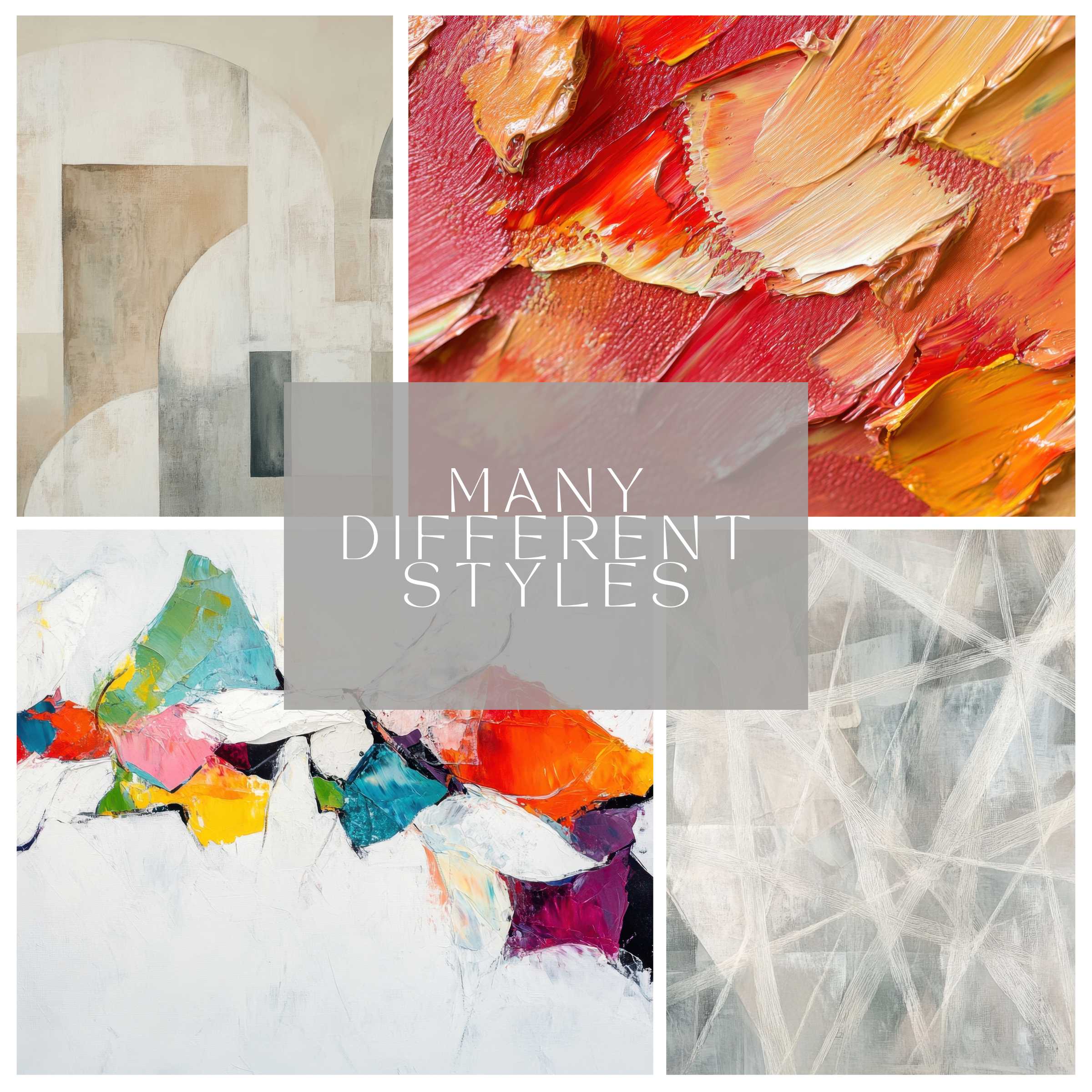 Abstract Printable Wall Decor Set elevates living spaces with 101 artworks creating a refined modern gallery vibe